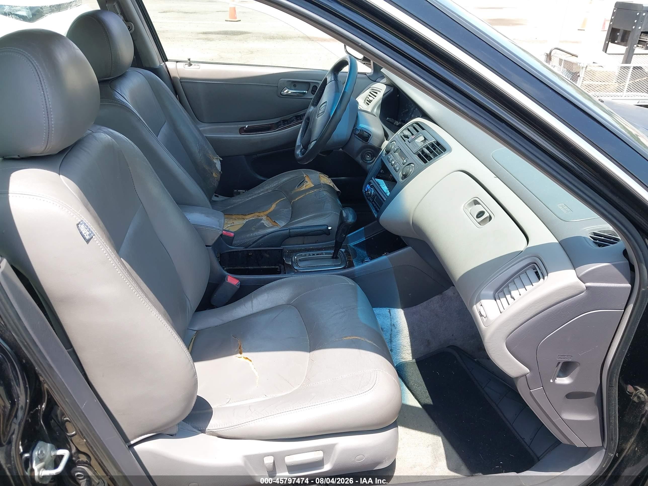 2001 Honda Accord 3.0 Ex Black vin: 1HGCG16591A079179