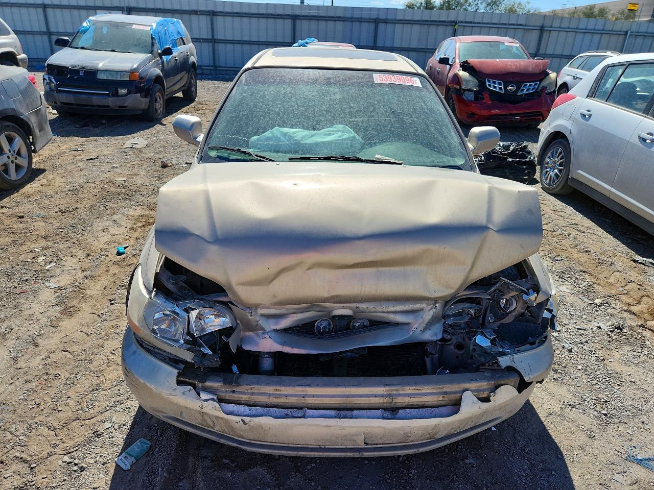2001 Honda Accord Ex Gold vin: 1HGCG16591A083118