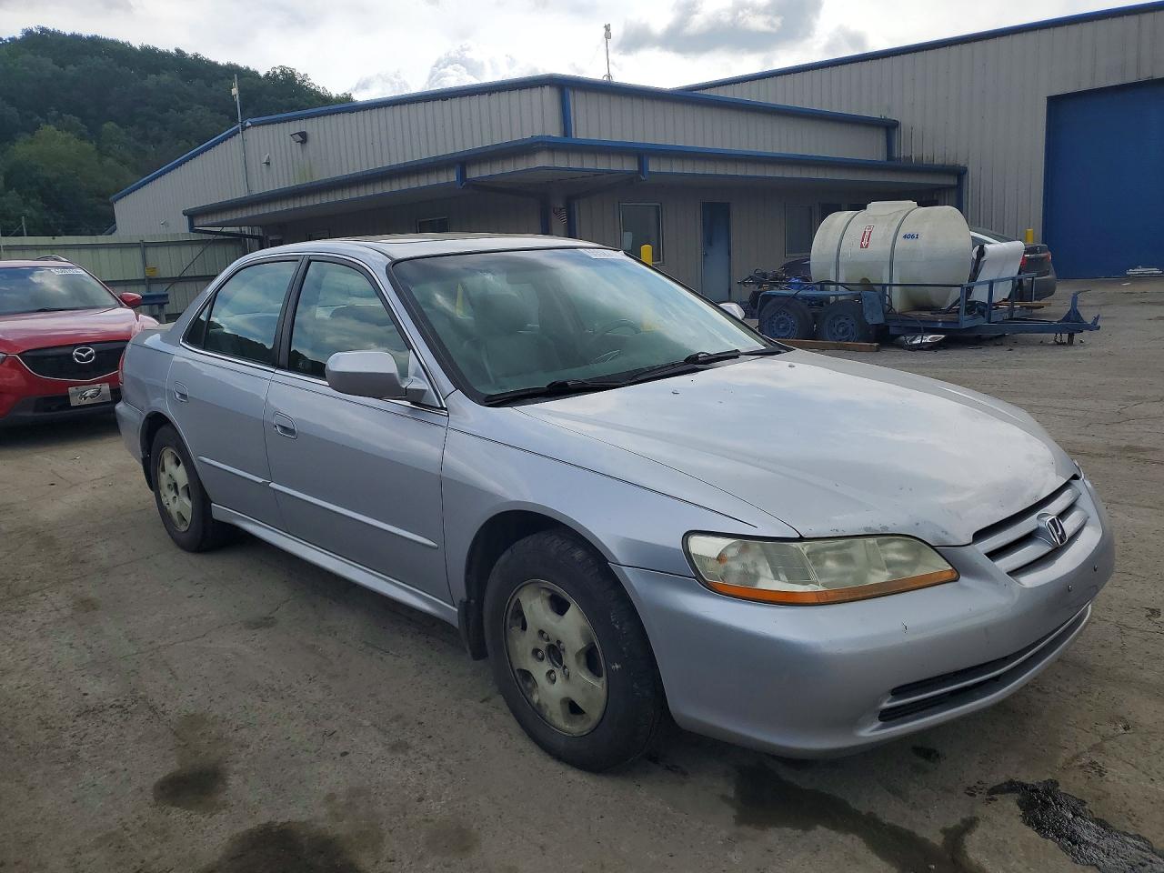 2002 Honda Accord Ex Silver vin: 1HGCG16592A000093