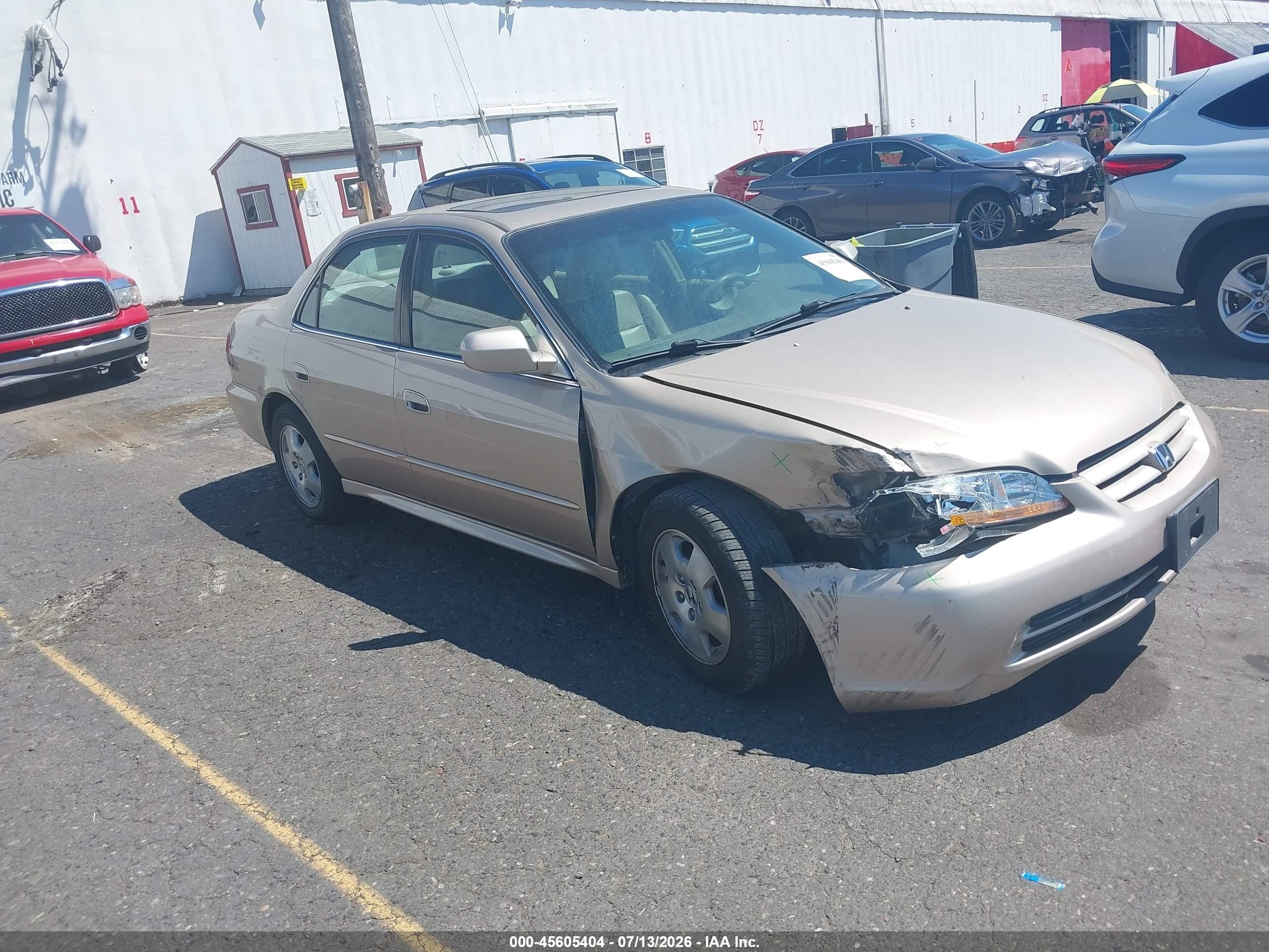 2002 Honda Accord 3.0 Ex Gold vin: 1HGCG16592A008940