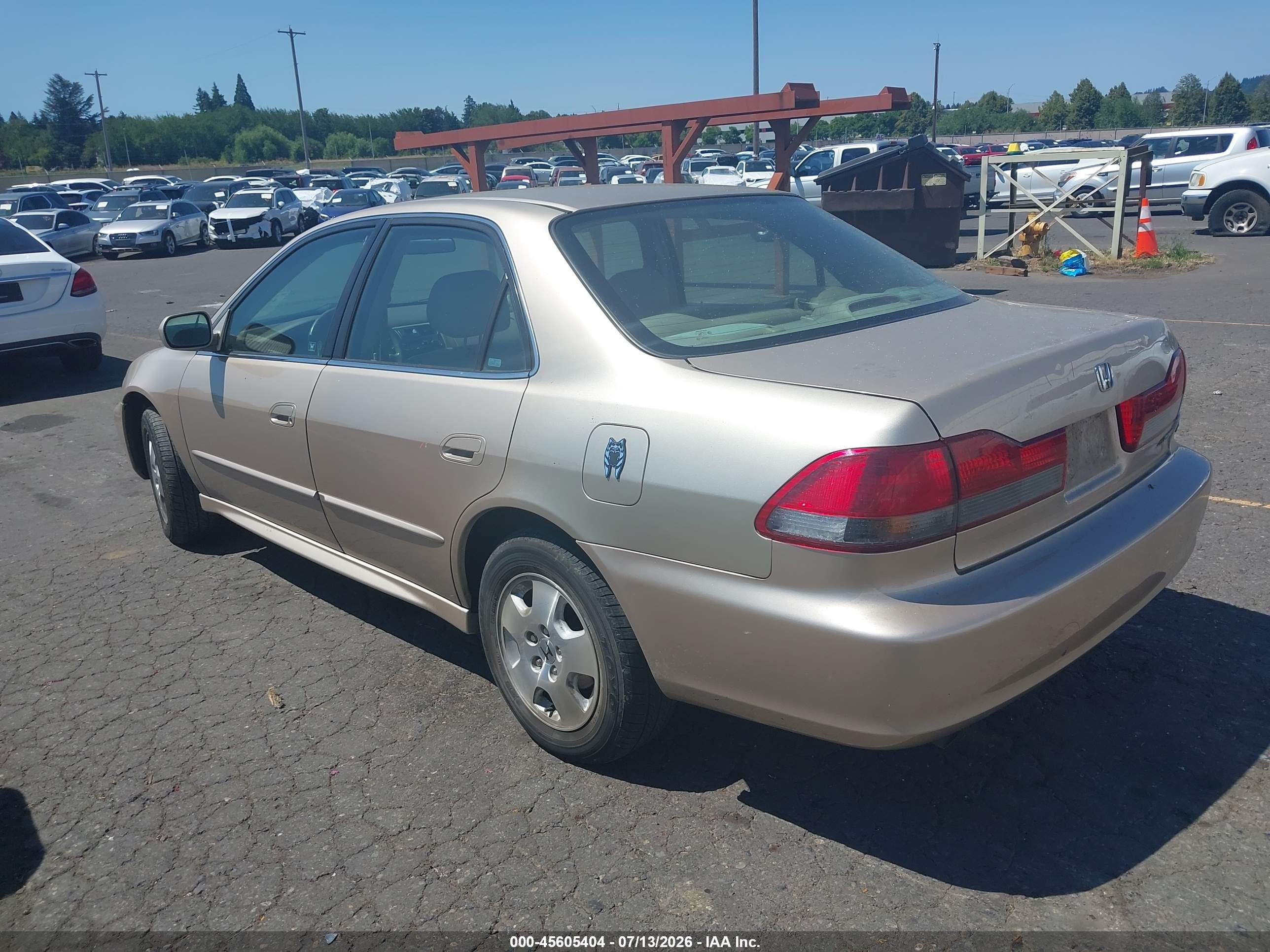 2002 Honda Accord 3.0 Ex Золотой vin: 1HGCG16592A008940