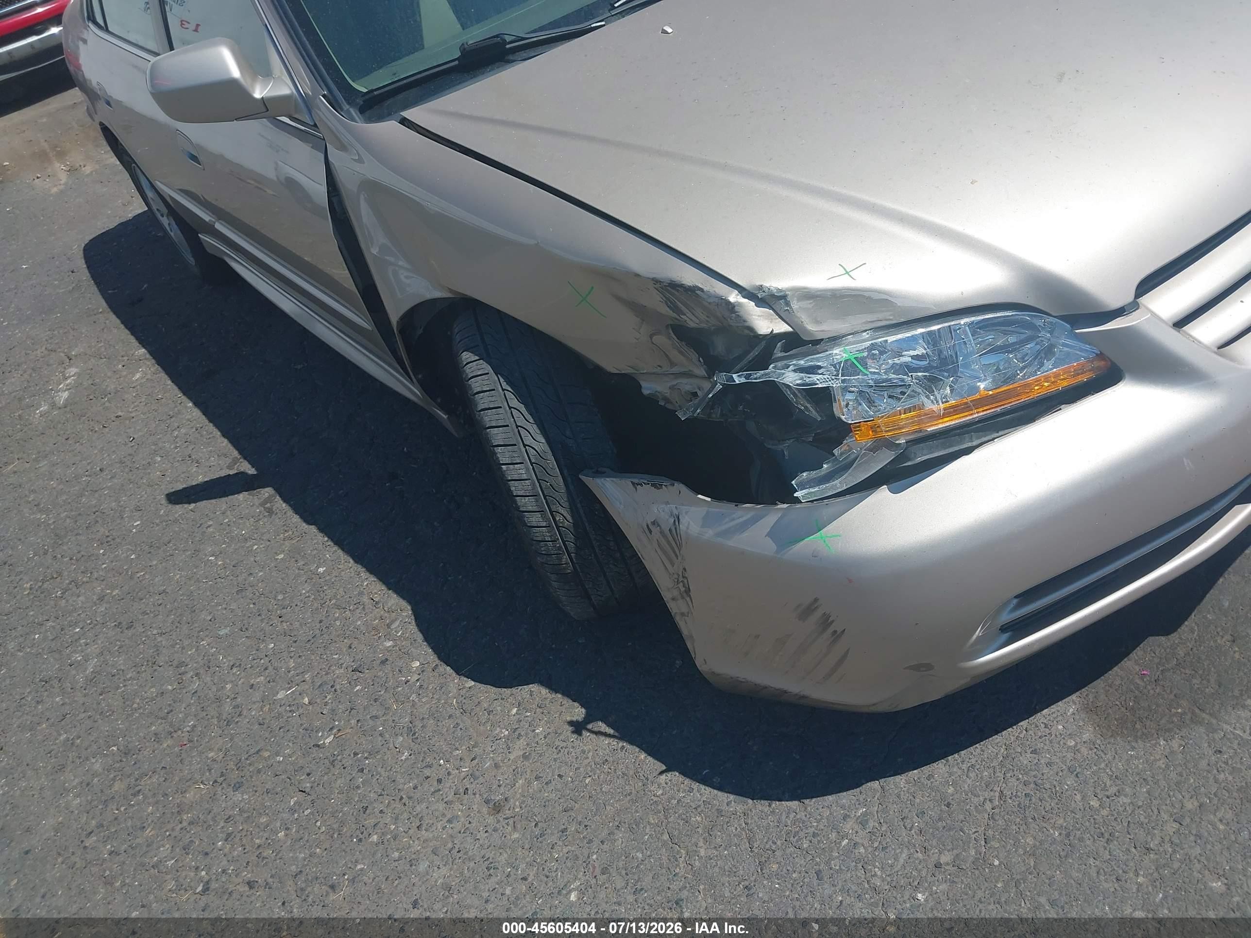 2002 Honda Accord 3.0 Ex Золотой vin: 1HGCG16592A008940