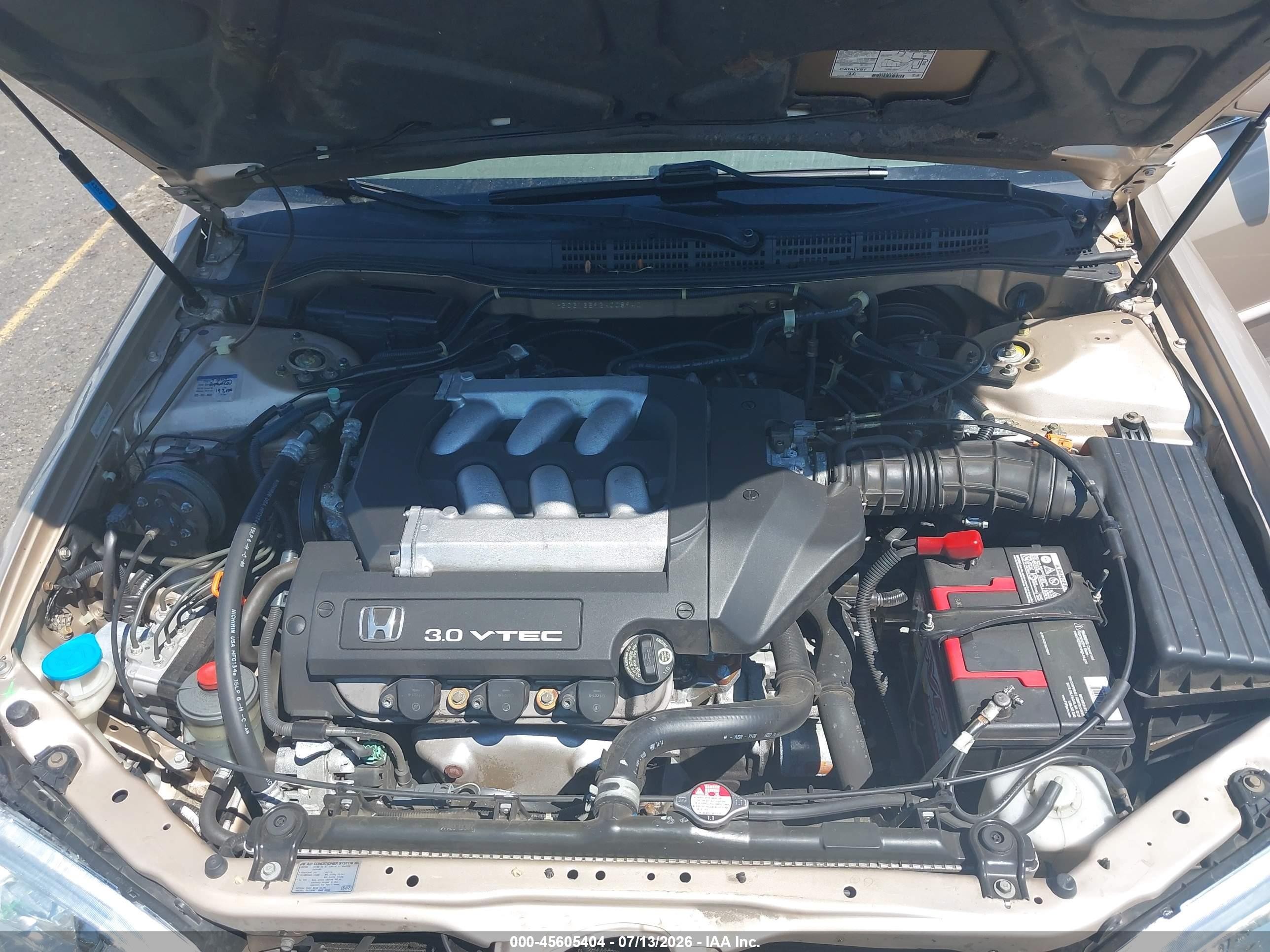 2002 Honda Accord 3.0 Ex Золотой vin: 1HGCG16592A008940