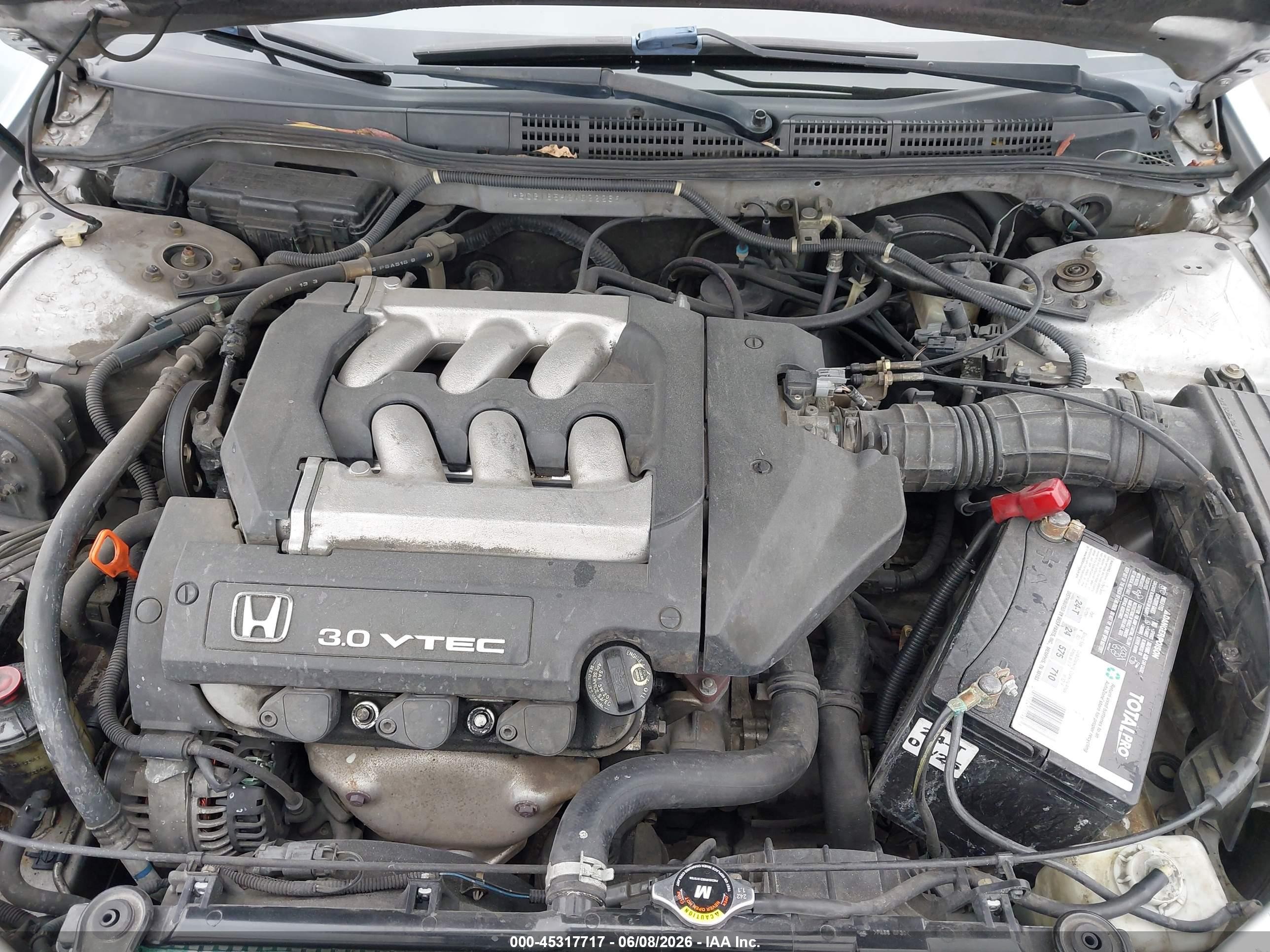 2002 Honda Accord 3.0 Ex Silver vin: 1HGCG16592A022269