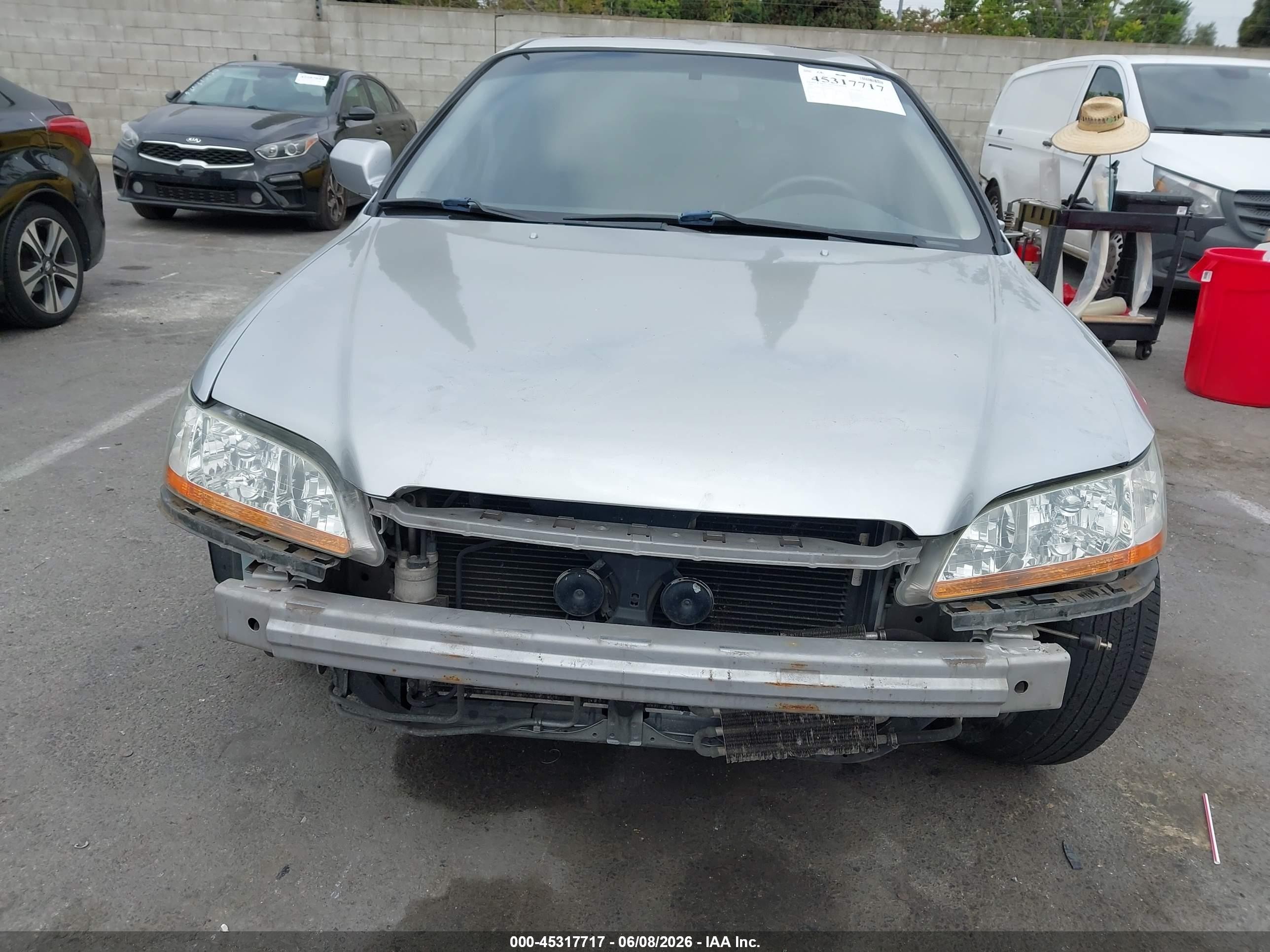 2002 Honda Accord 3.0 Ex Silver vin: 1HGCG16592A022269