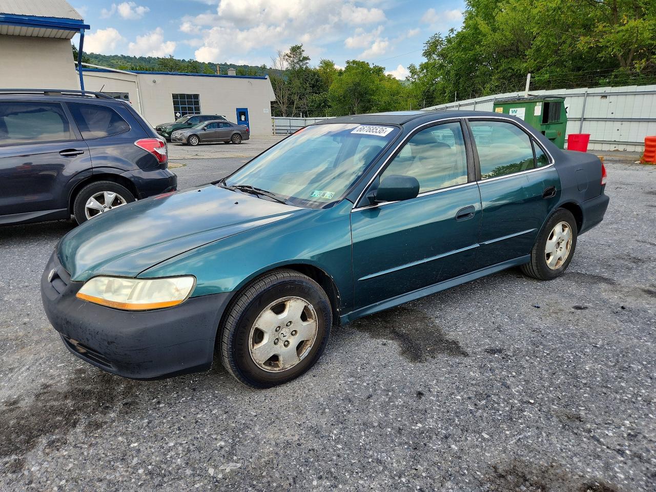 2002 Honda Accord Ex Green vin: 1HGCG16592A024751