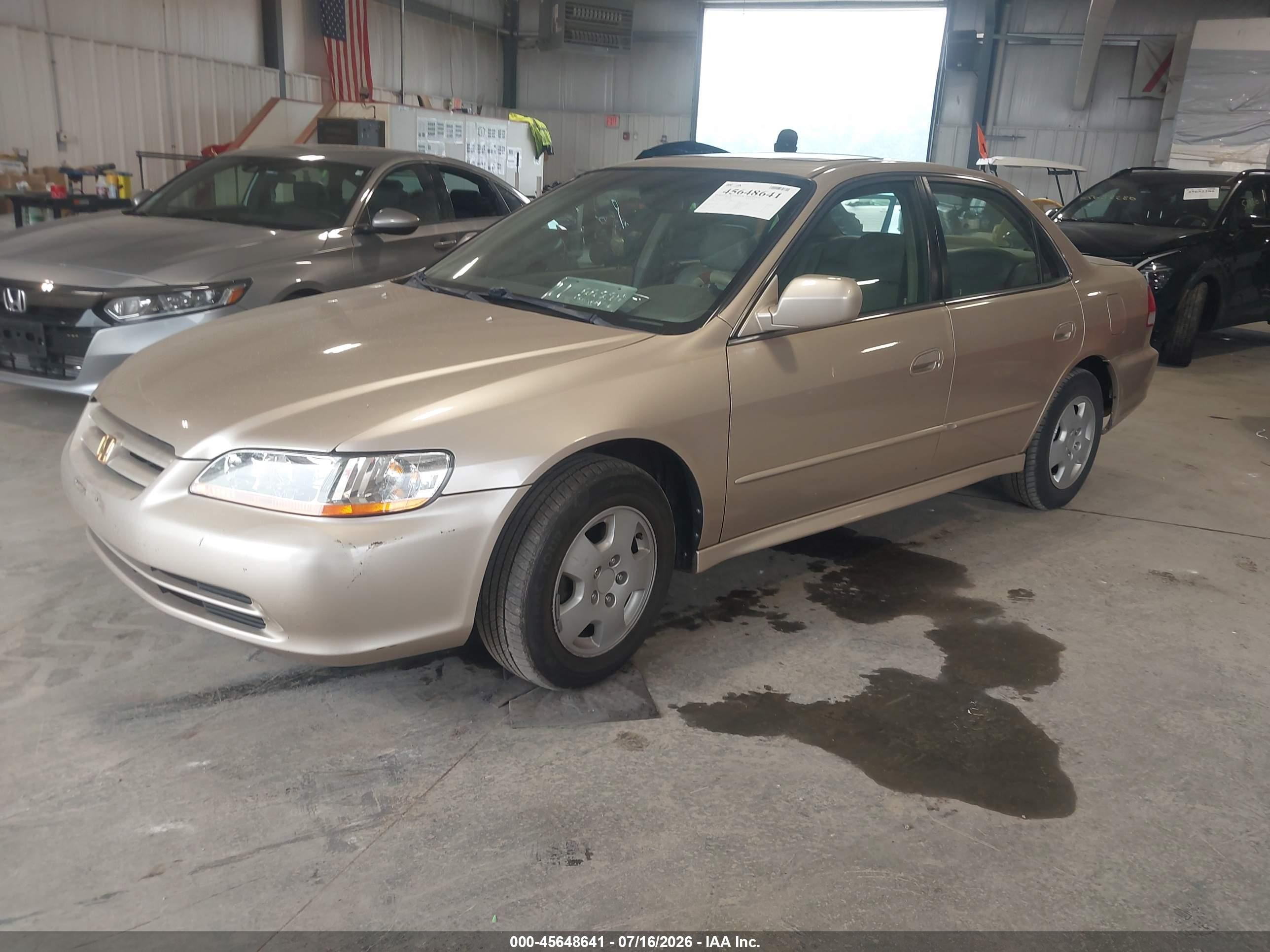 2002 Honda Accord 3.0 Ex Gold vin: 1HGCG16592A033918