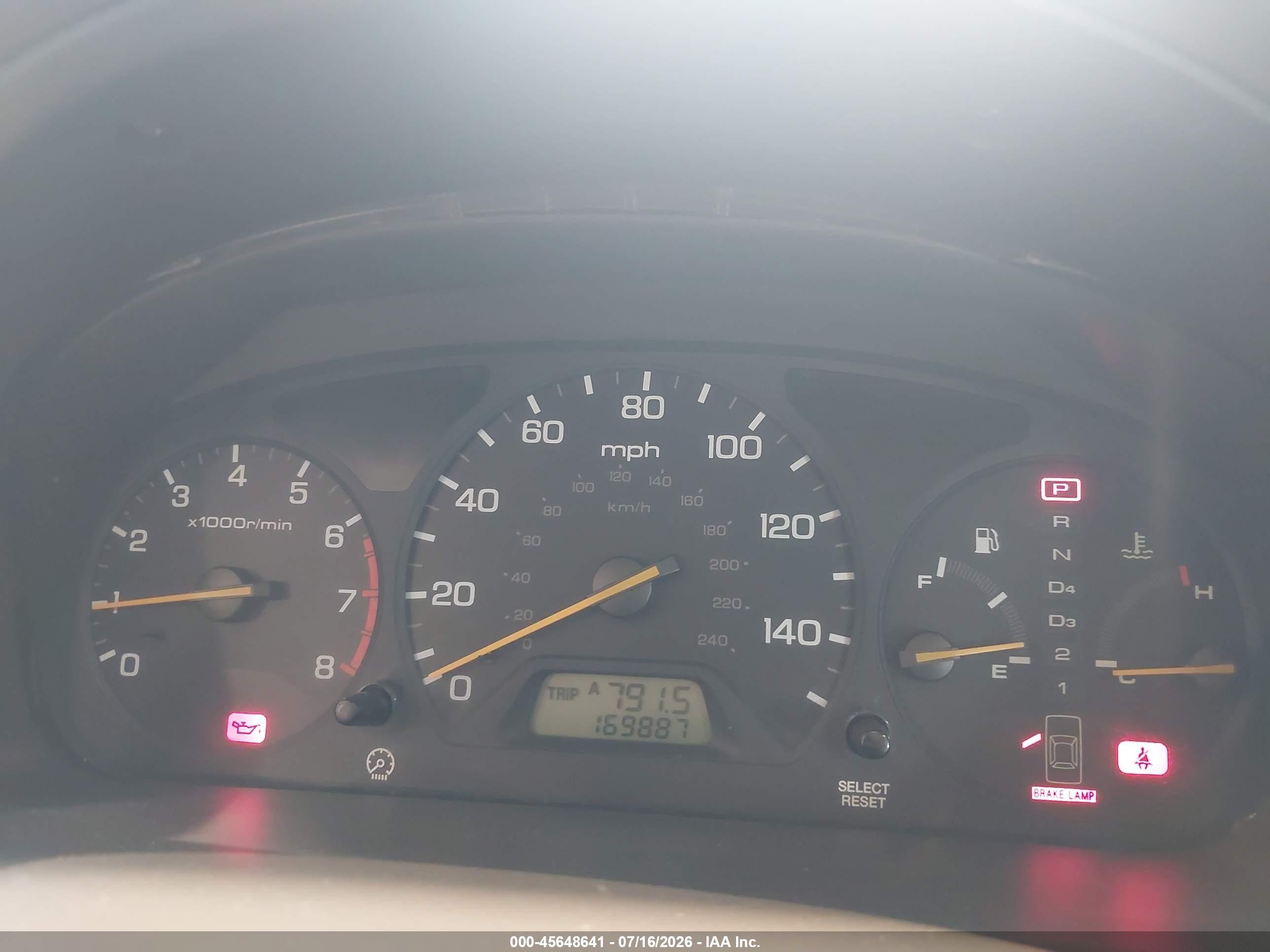 2002 Honda Accord 3.0 Ex Gold vin: 1HGCG16592A033918