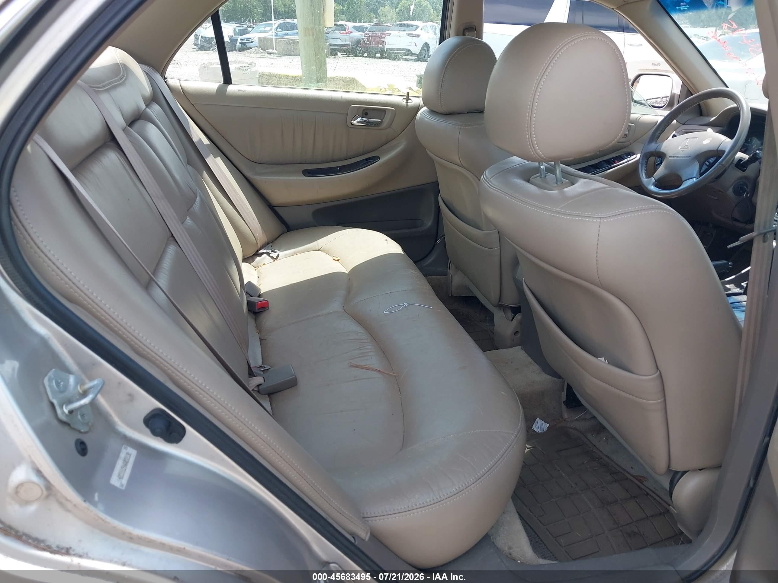 1998 Honda Accord Ex V6 Beige vin: 1HGCG1659WA032130