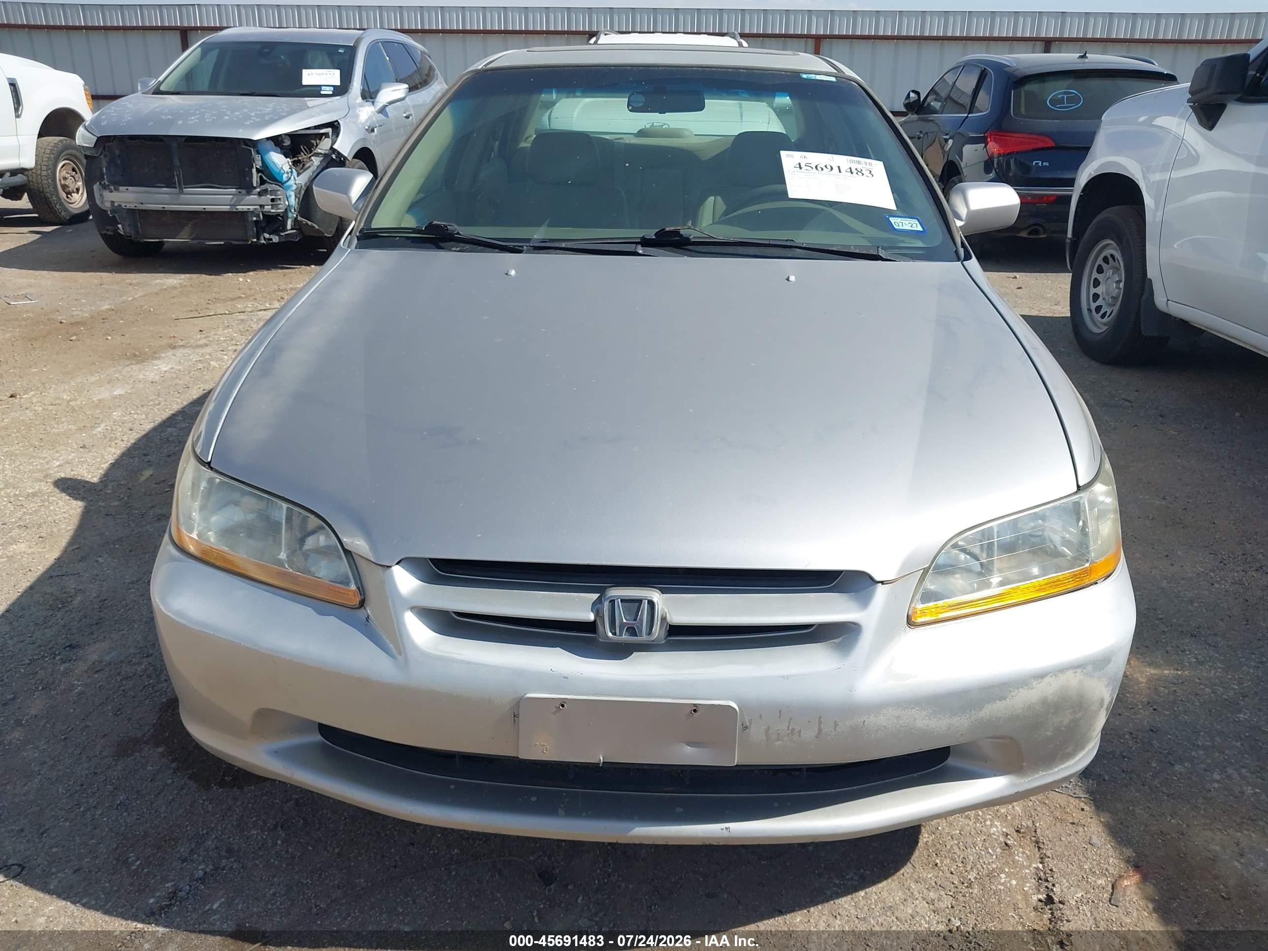 1998 Honda Accord Ex V6 Champagne vin: 1HGCG1659WA056623