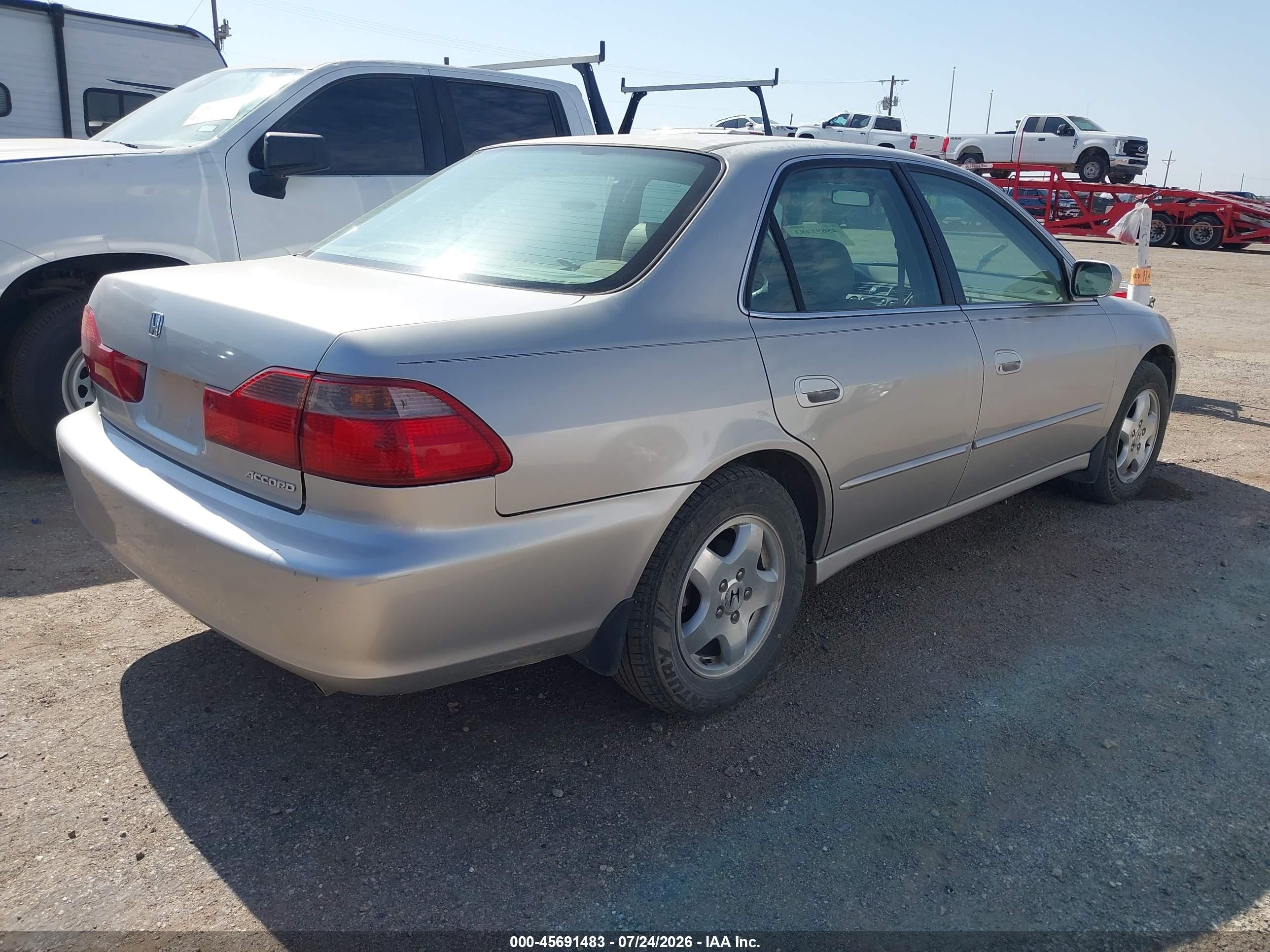 1998 Honda Accord Ex V6 Champagne vin: 1HGCG1659WA056623