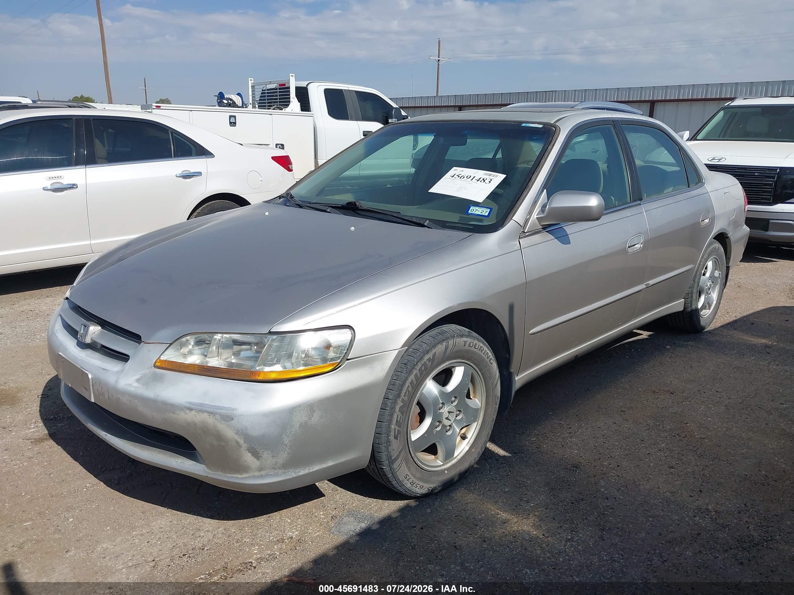 1998 Honda Accord Ex V6 Champagne vin: 1HGCG1659WA056623