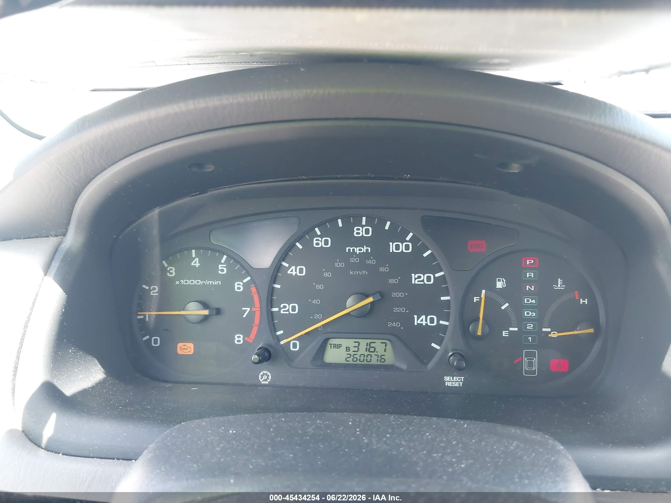 2000 Honda Accord 3.0 Ex Gray vin: 1HGCG1659YA077121
