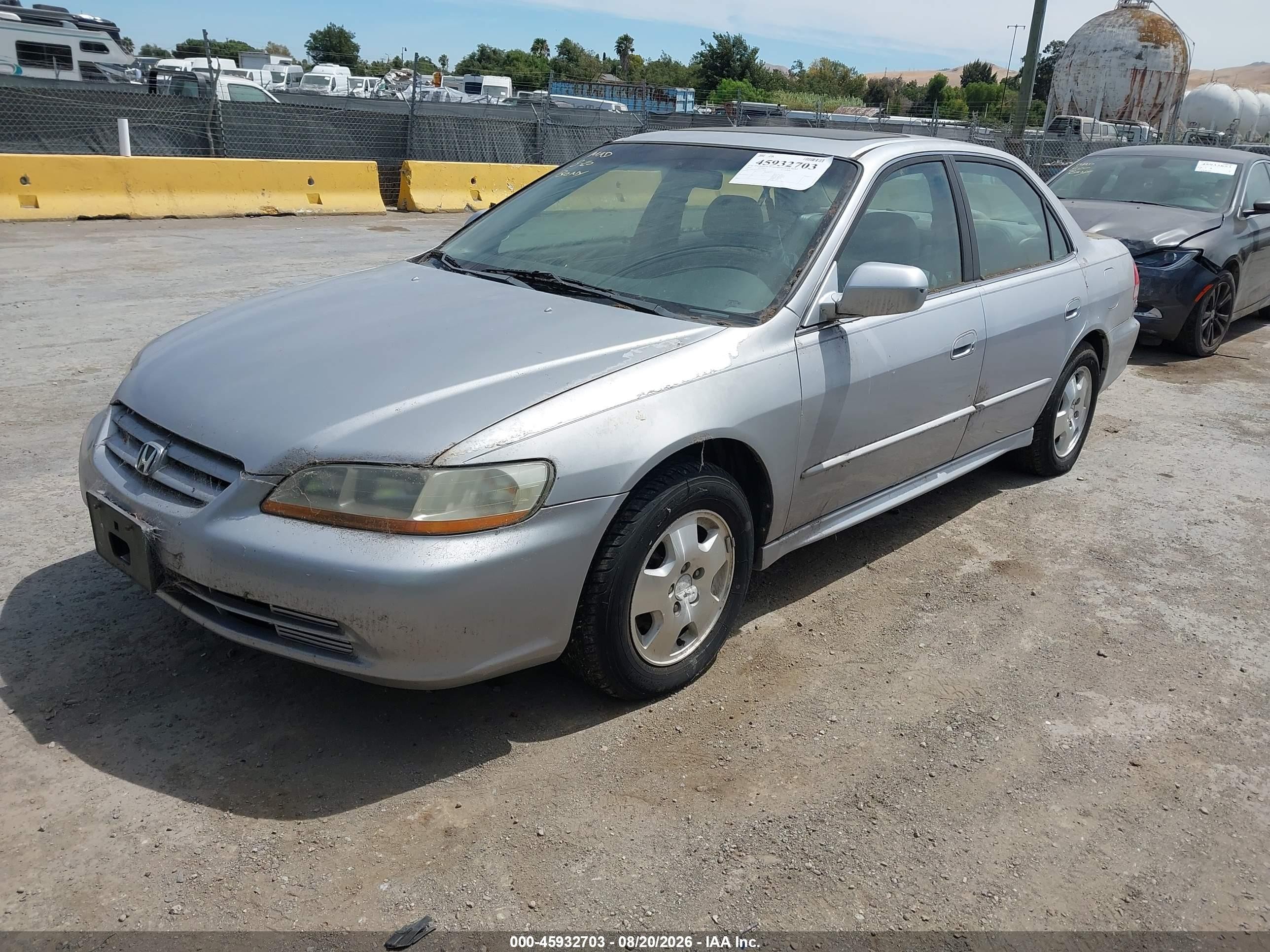 2001 Honda Accord 3.0 Ex Silver vin: 1HGCG165X1A027964