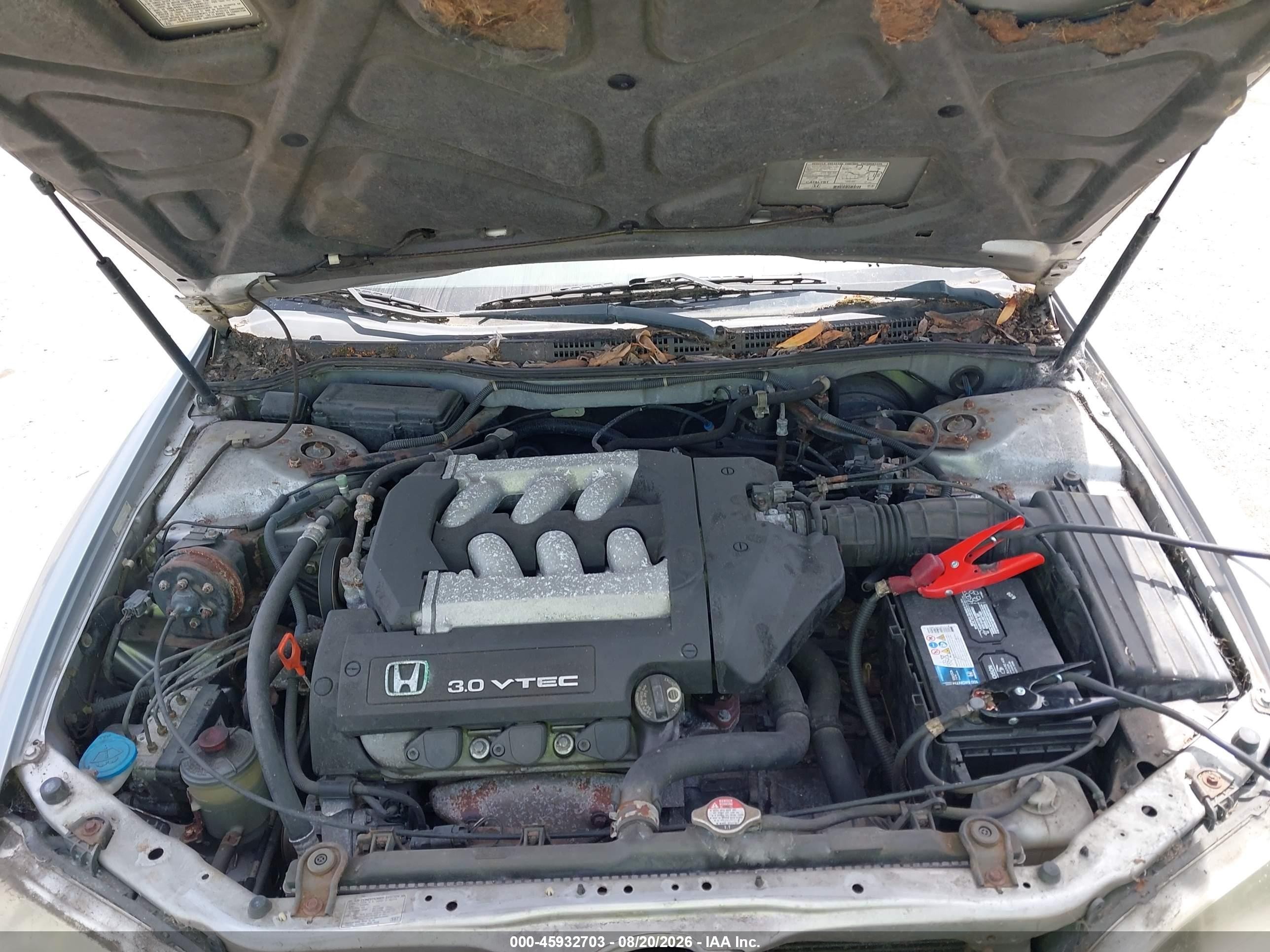 2001 Honda Accord 3.0 Ex Silver vin: 1HGCG165X1A027964