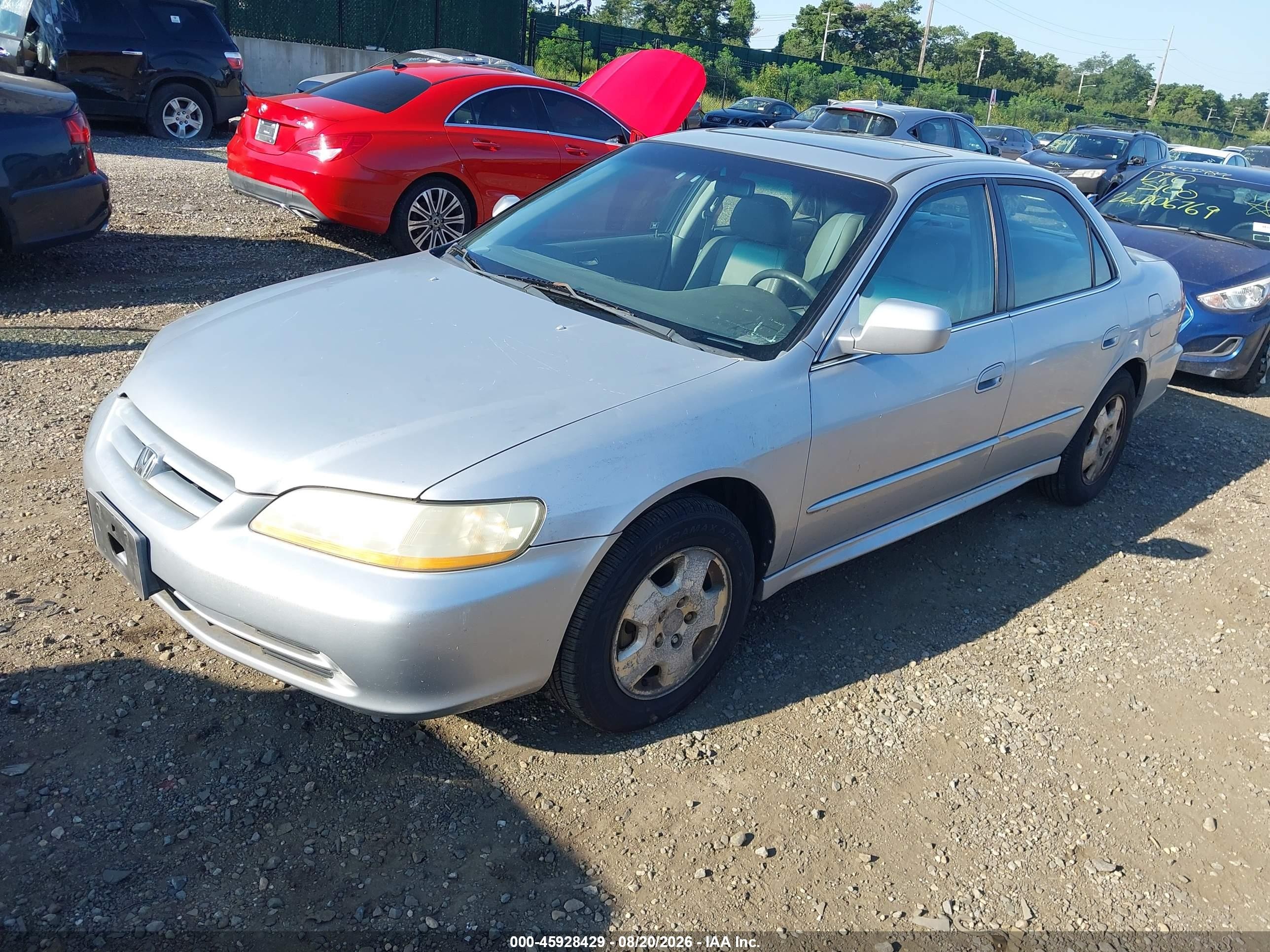 2002 Honda Accord 3.0 Ex Серебряный vin: 1HGCG165X2A071089