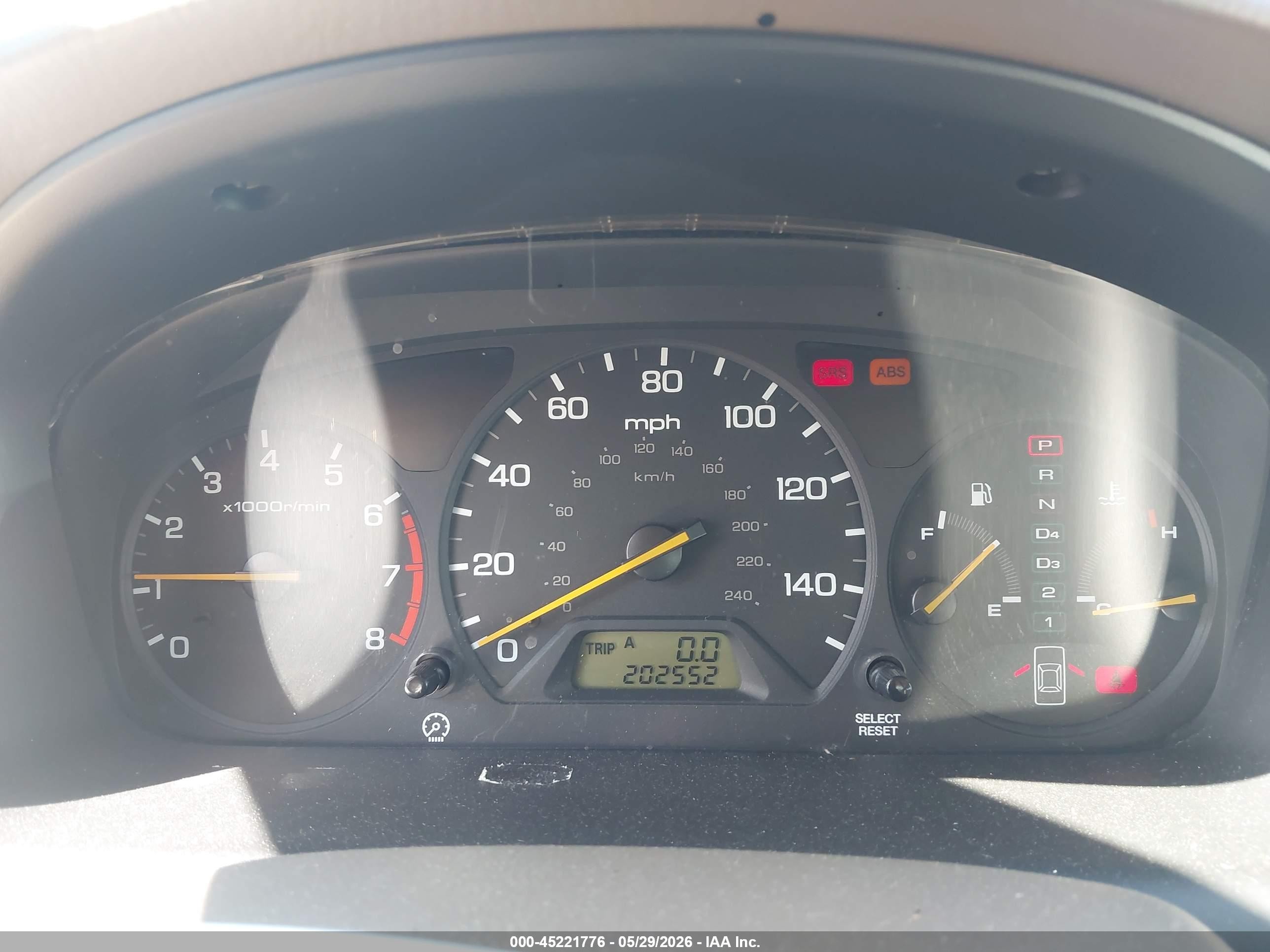 2000 Honda Accord 3.0 Ex Black vin: 1HGCG165XYA085289