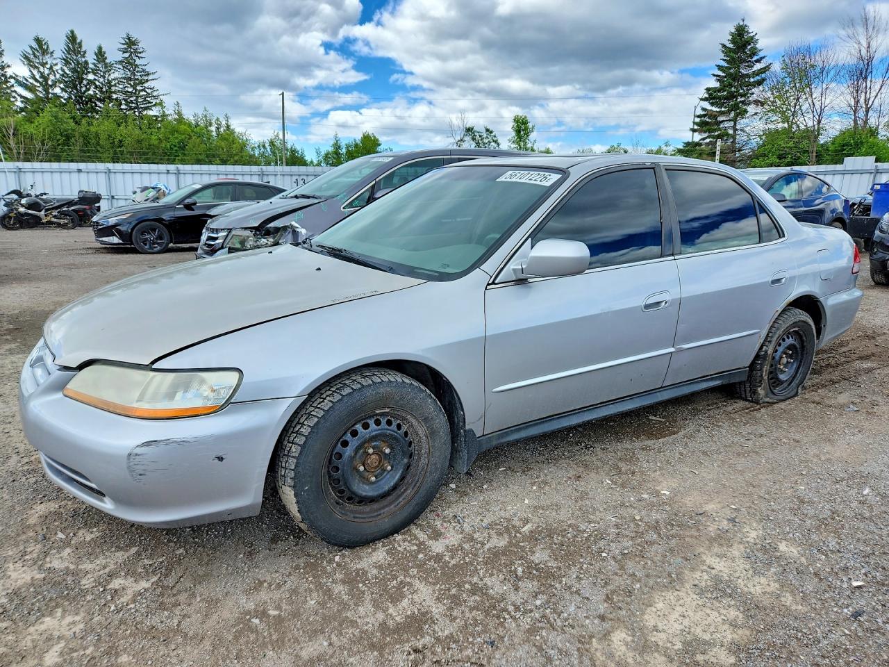 2002 Honda Accord Se Silver vin: 1HGCG16622A805684