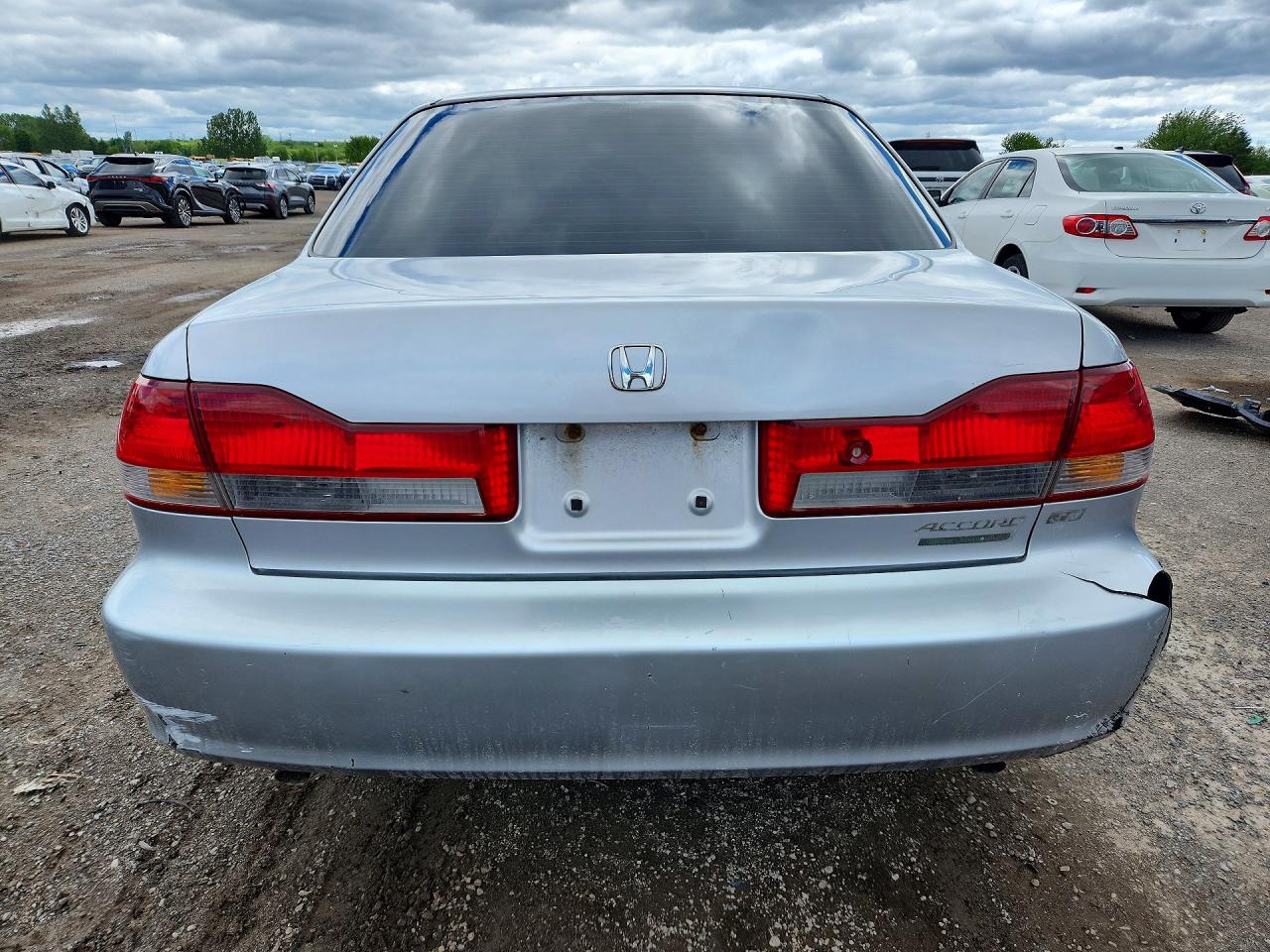 2002 Honda Accord Se Silver vin: 1HGCG16622A805684