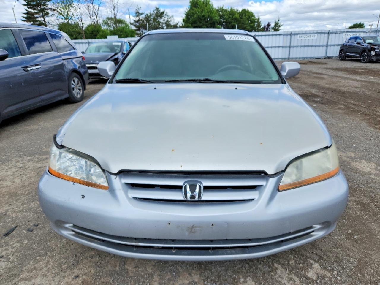 2002 Honda Accord Se Silver vin: 1HGCG16622A805684
