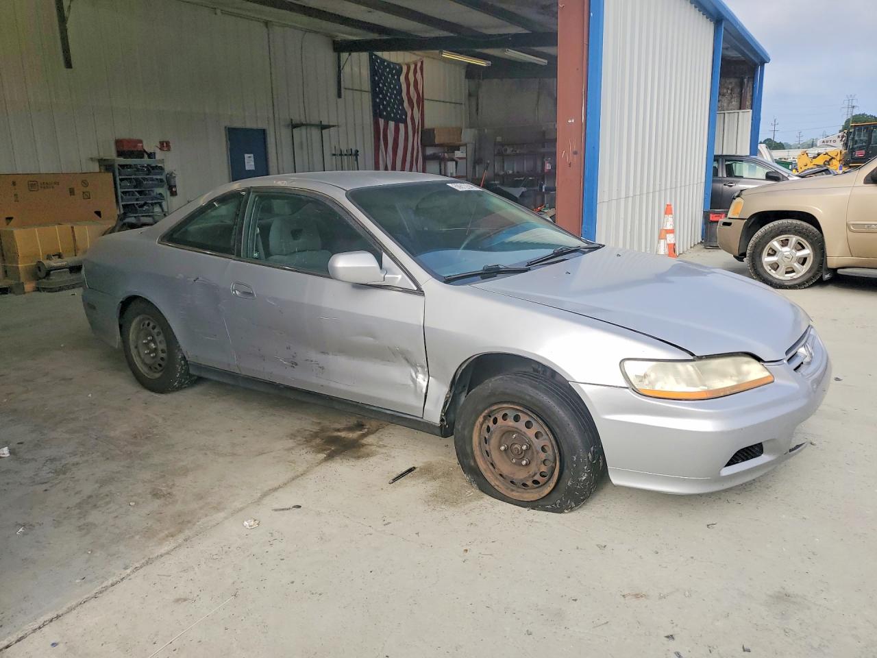 2002 Honda Accord Lx Silver vin: 1HGCG22412A011656
