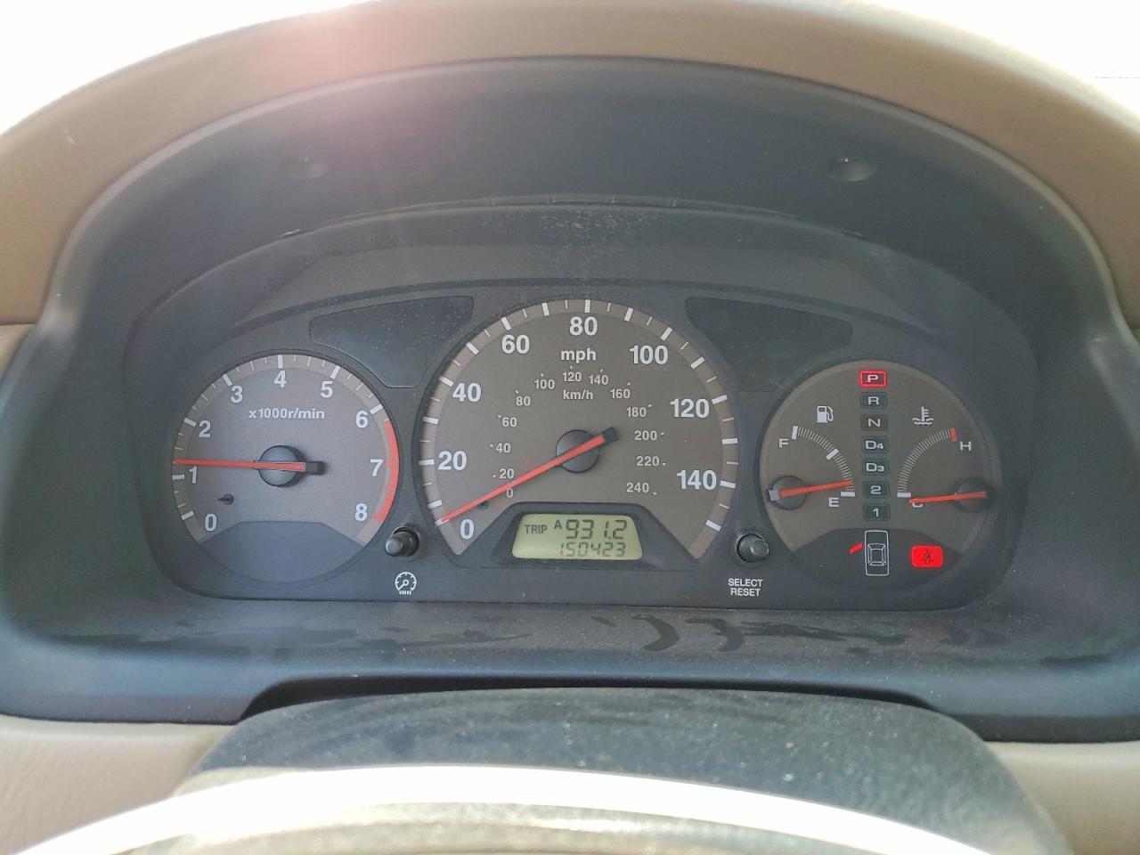 2002 Honda Accord Lx Beige vin: 1HGCG22422A026876