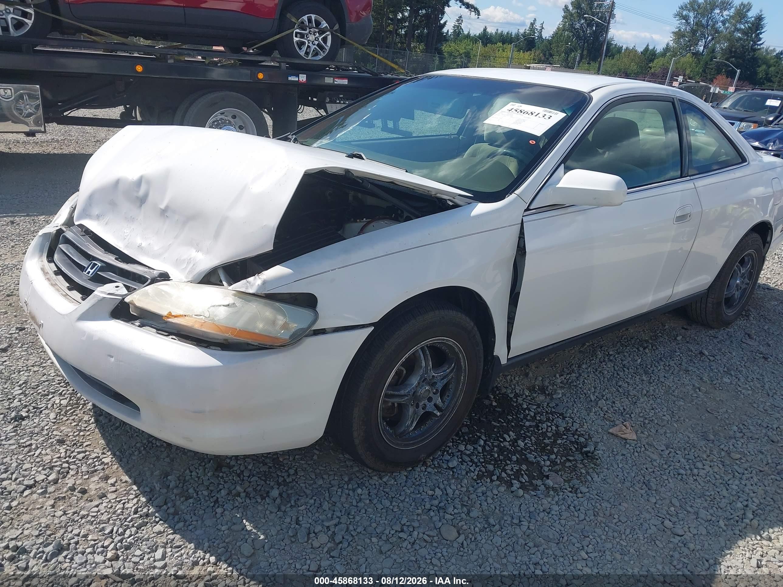 1998 Honda Accord Lx V6 Белый vin: 1HGCG2242WA030884