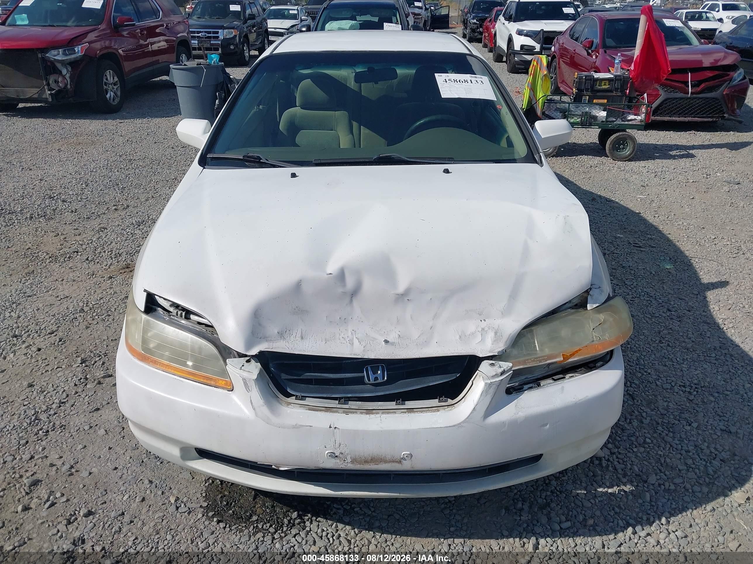 1998 Honda Accord Lx V6 Белый vin: 1HGCG2242WA030884