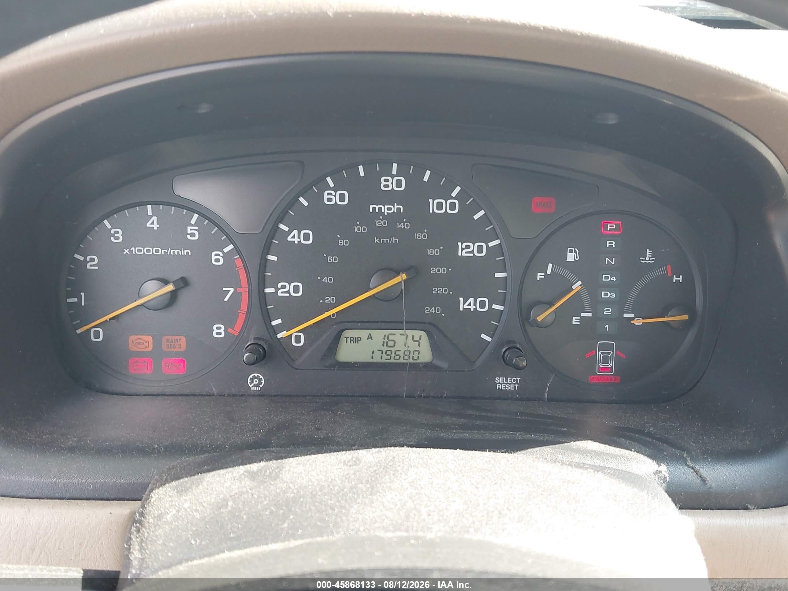1998 Honda Accord Lx V6 Белый vin: 1HGCG2242WA030884