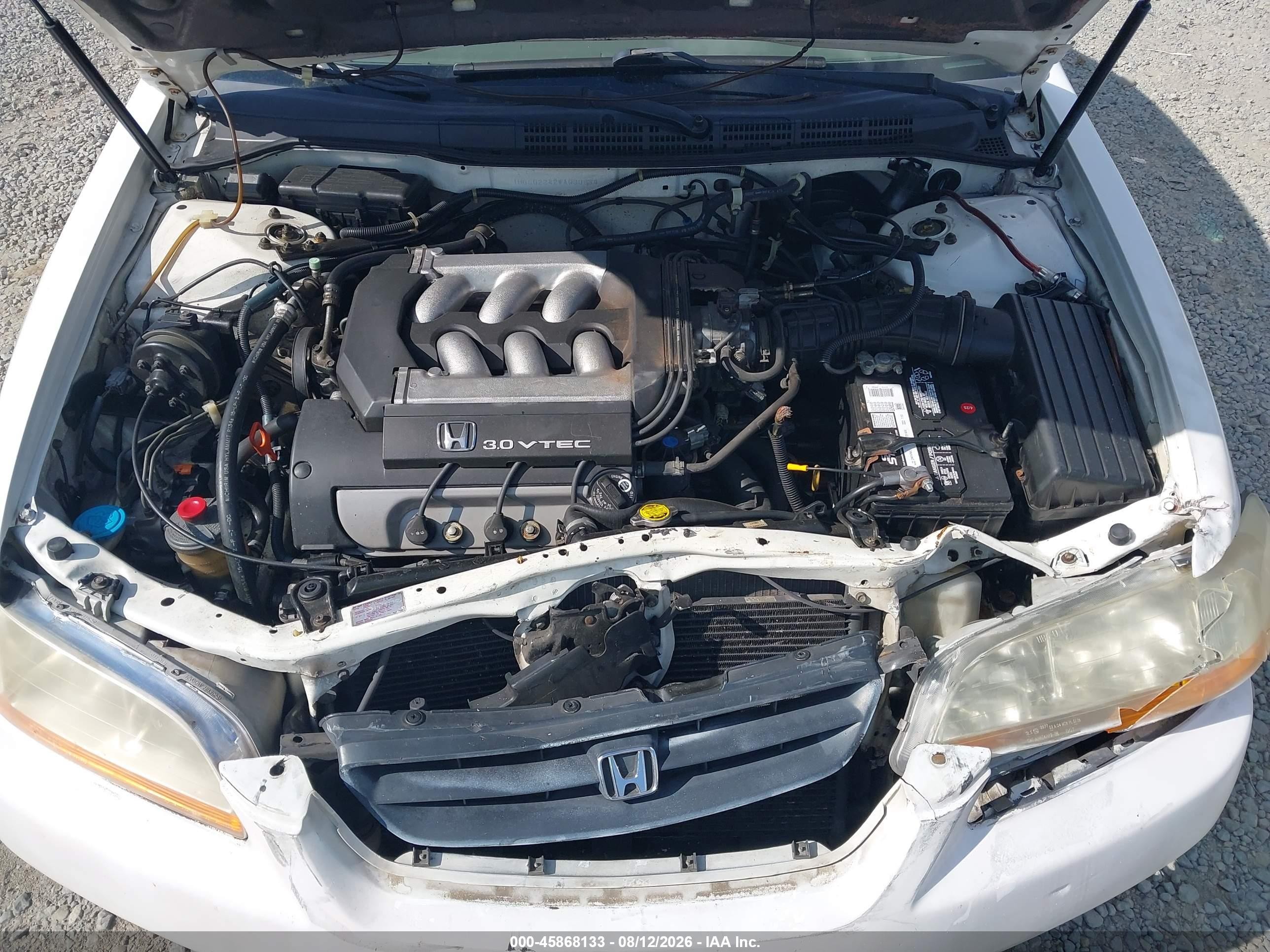 1998 Honda Accord Lx V6 Белый vin: 1HGCG2242WA030884