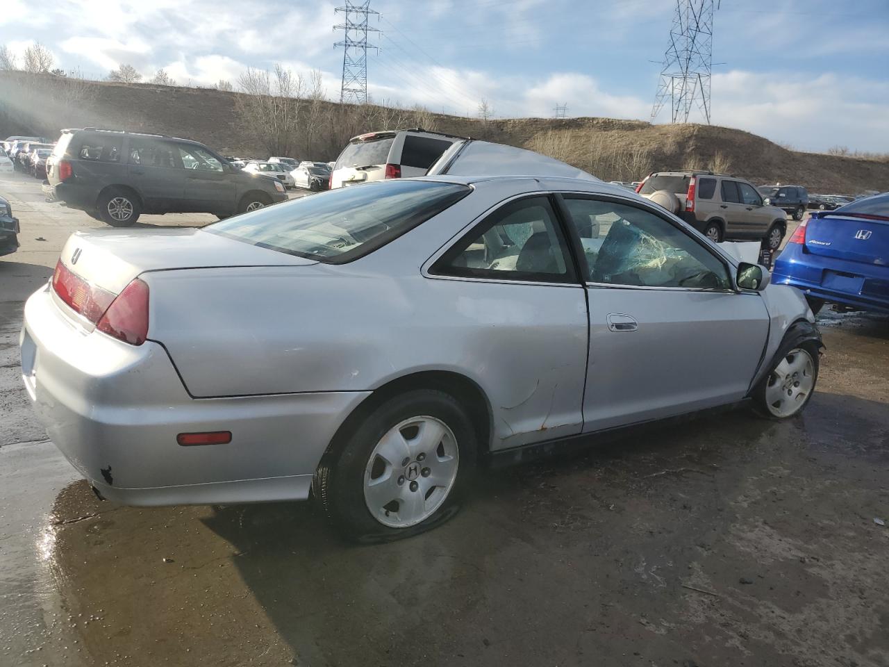 2001 Honda Accord Lx Silver vin: 1HGCG22451A015613