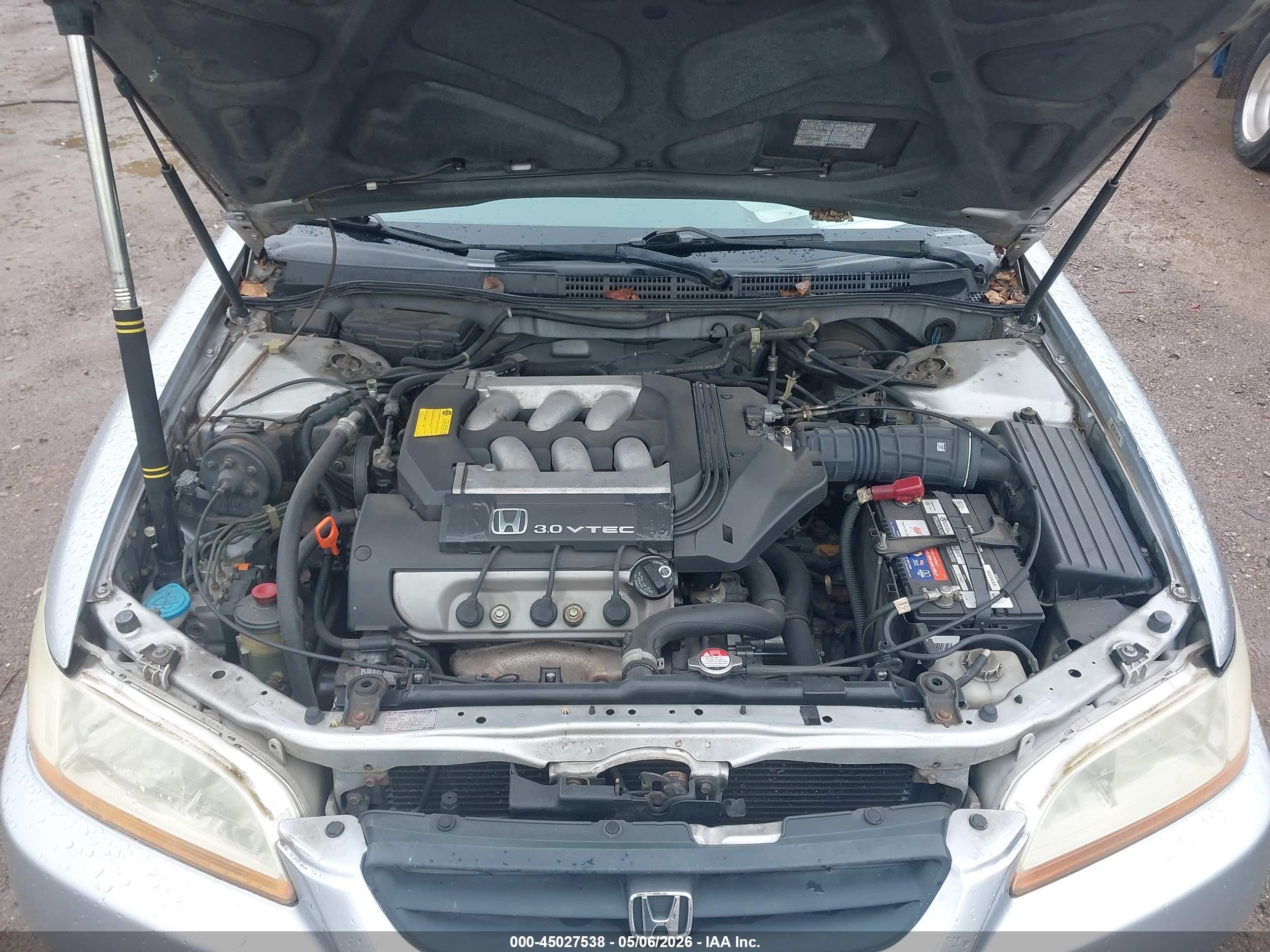 1999 Honda Accord Lx V6 Серебряный vin: 1HGCG2245XA013594