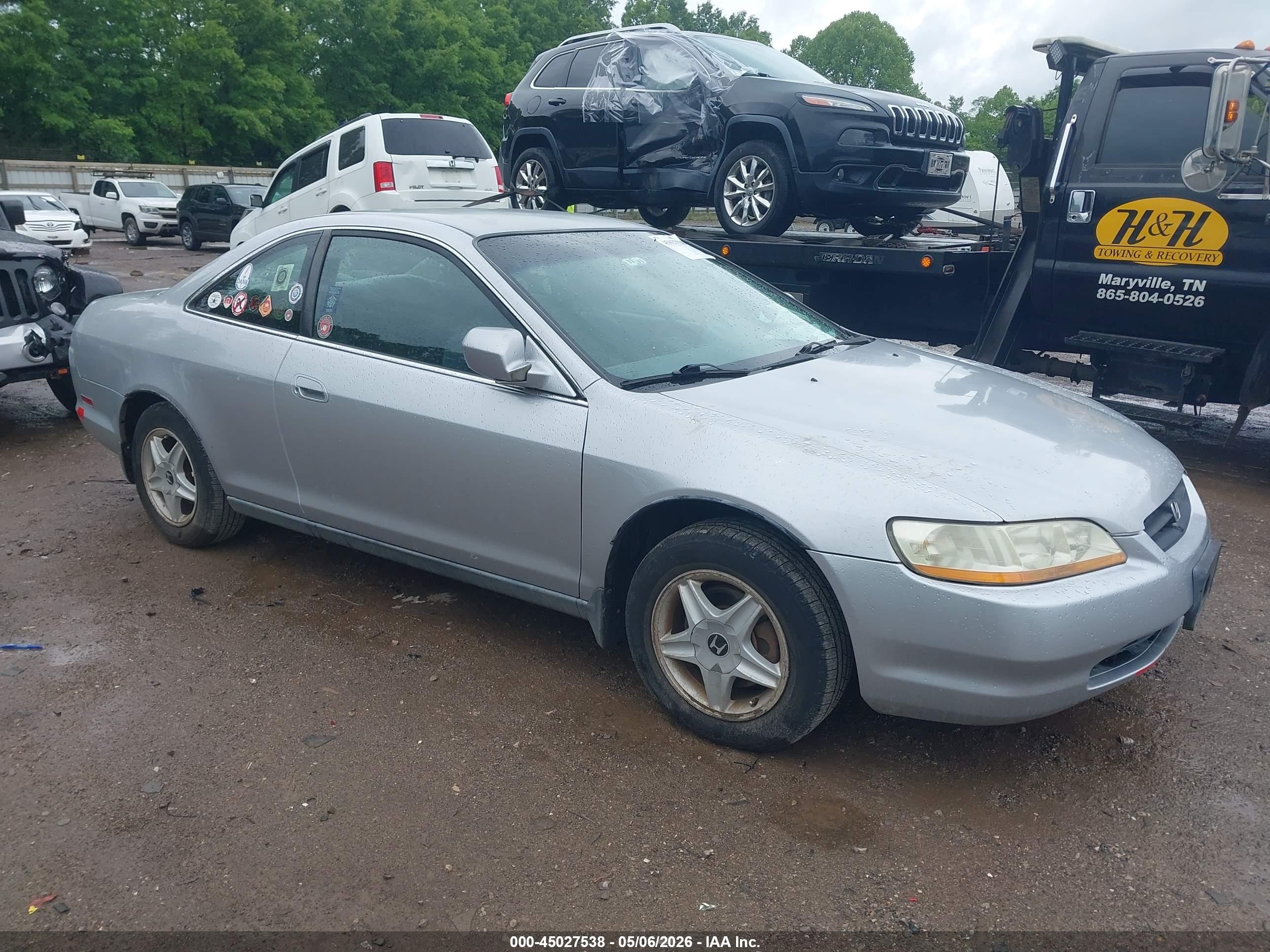 1999 Honda Accord Lx V6 Серебряный vin: 1HGCG2245XA013594