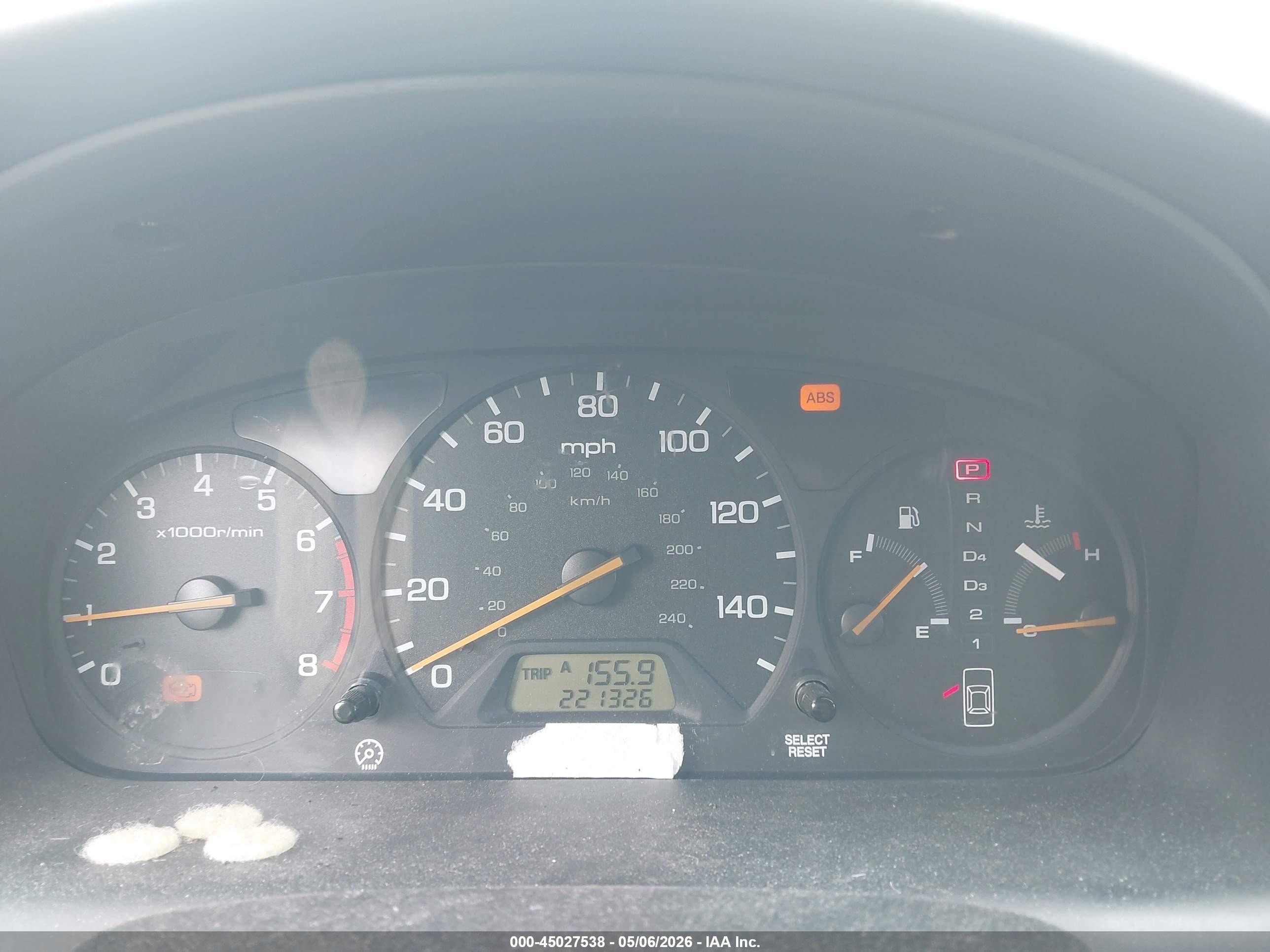 1999 Honda Accord Lx V6 Серебряный vin: 1HGCG2245XA013594