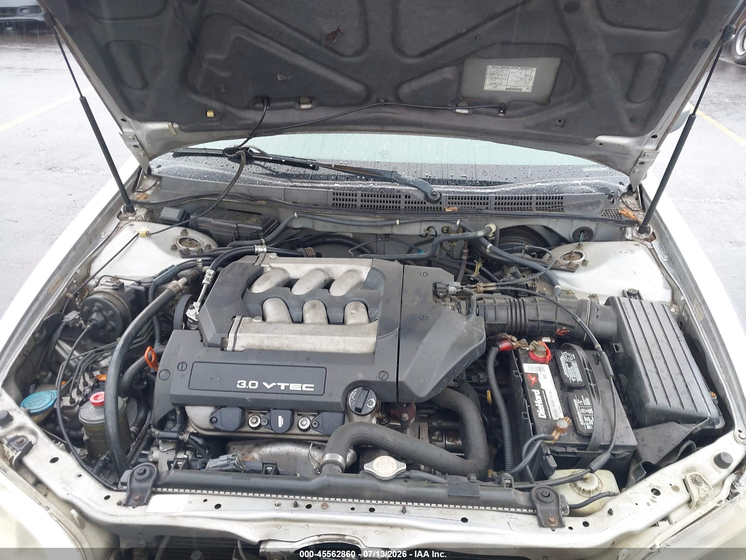 2000 Honda Accord 3.0 Lx Silver vin: 1HGCG224XYA019165