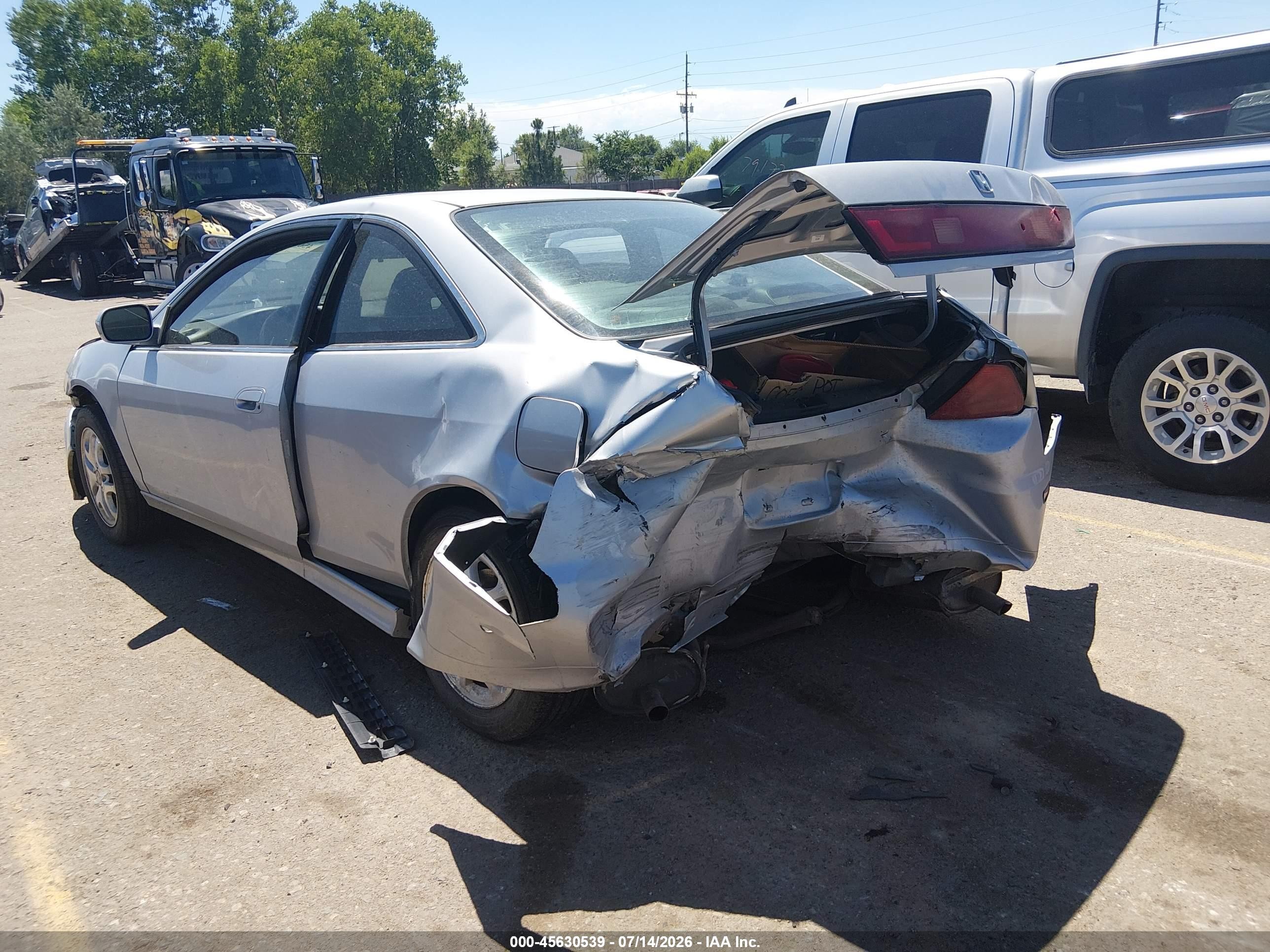 2001 Honda Accord 3.0 Ex Silver vin: 1HGCG22501A010053