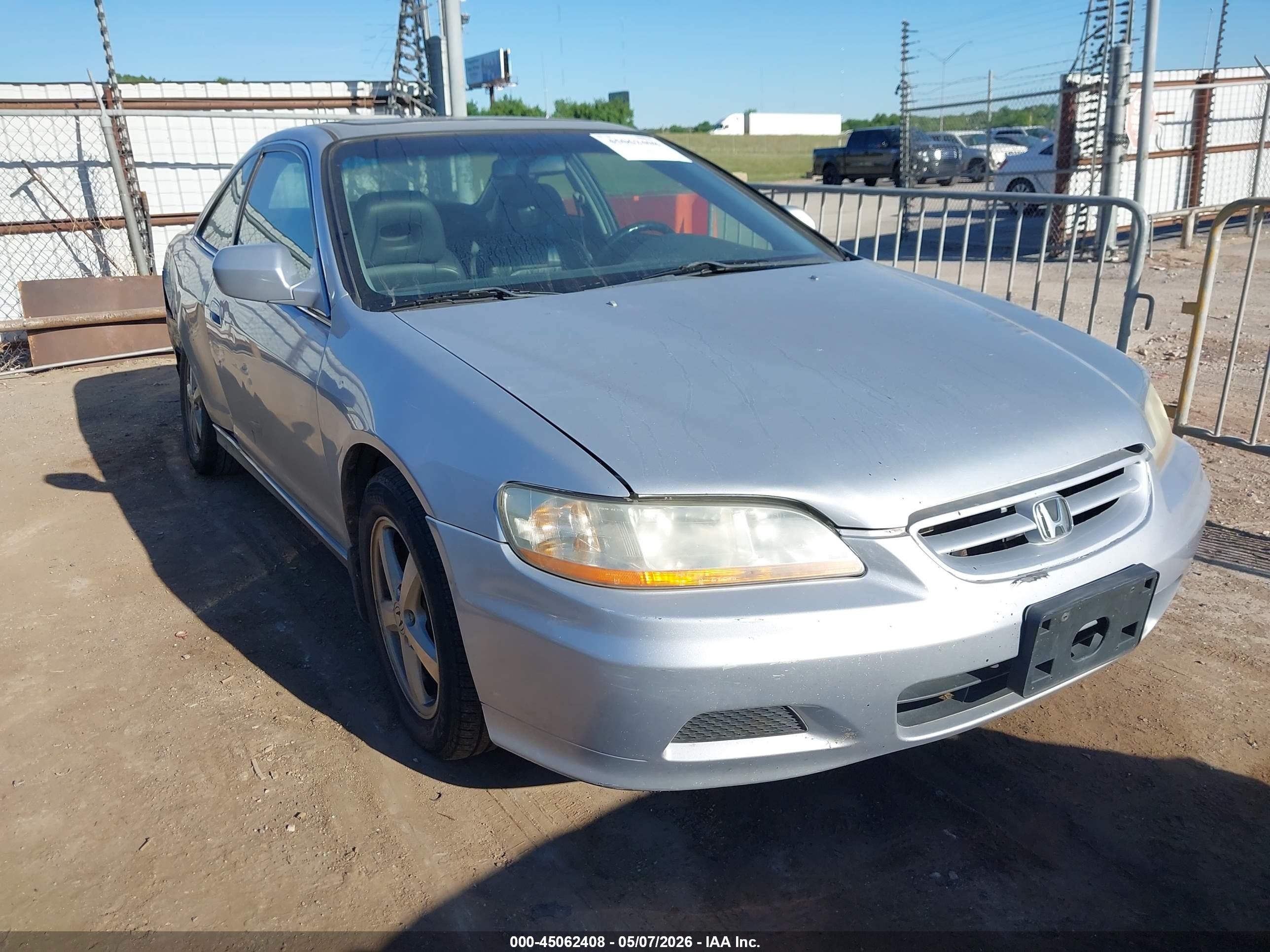 2002 Honda Accord 3.0 Ex Silver vin: 1HGCG22502A010779