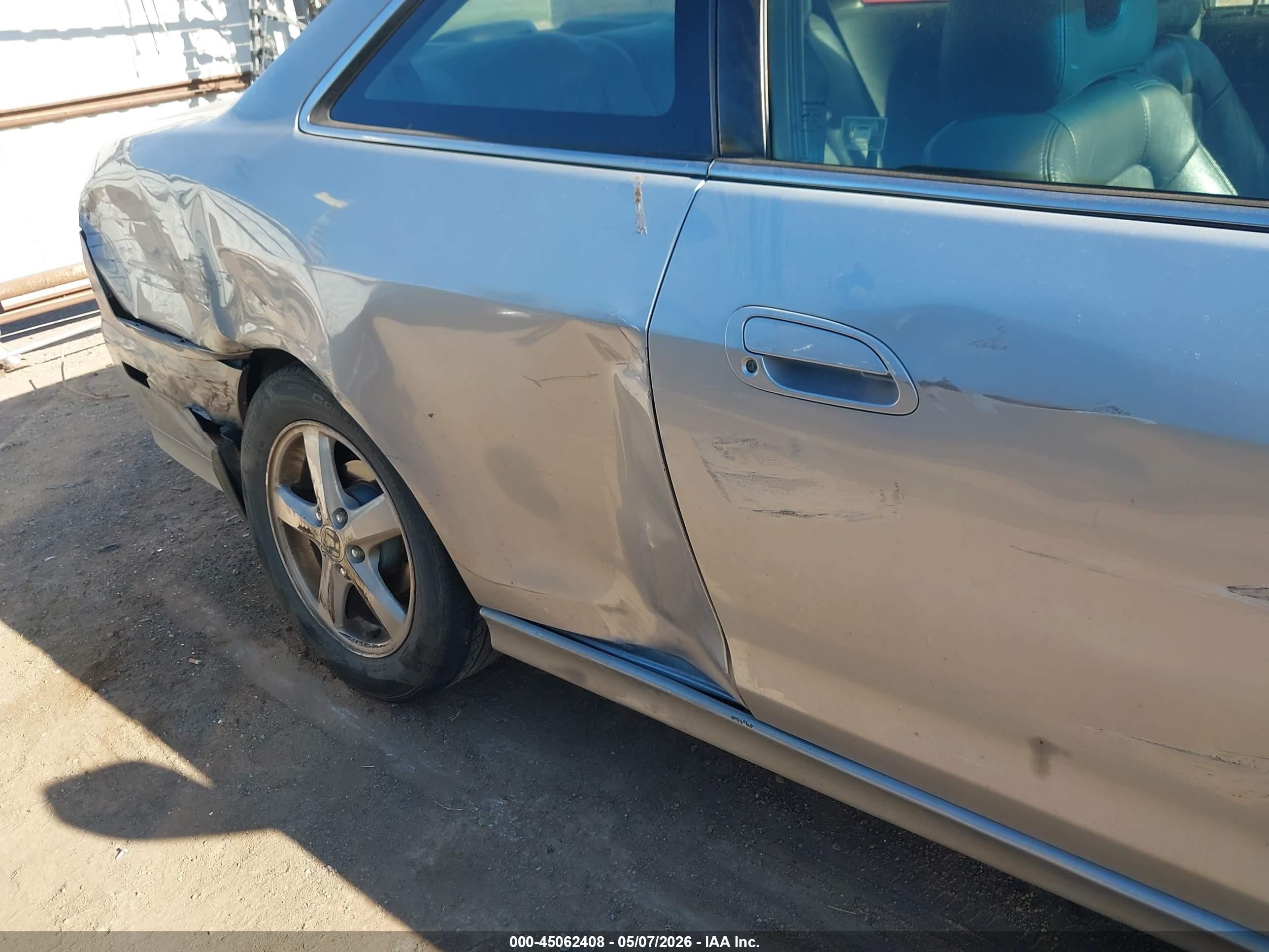 2002 Honda Accord 3.0 Ex Silver vin: 1HGCG22502A010779