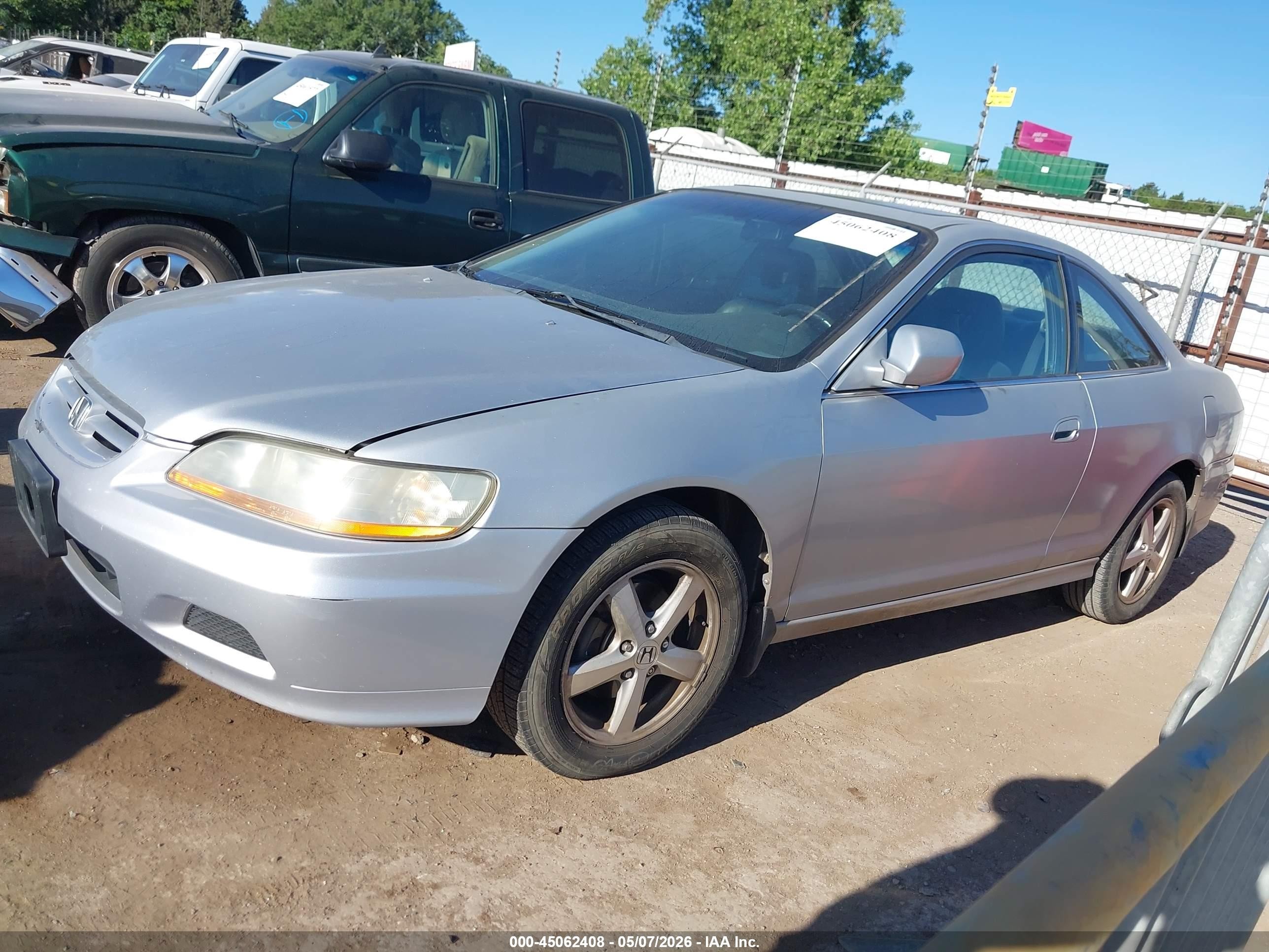 2002 Honda Accord 3.0 Ex Silver vin: 1HGCG22502A010779