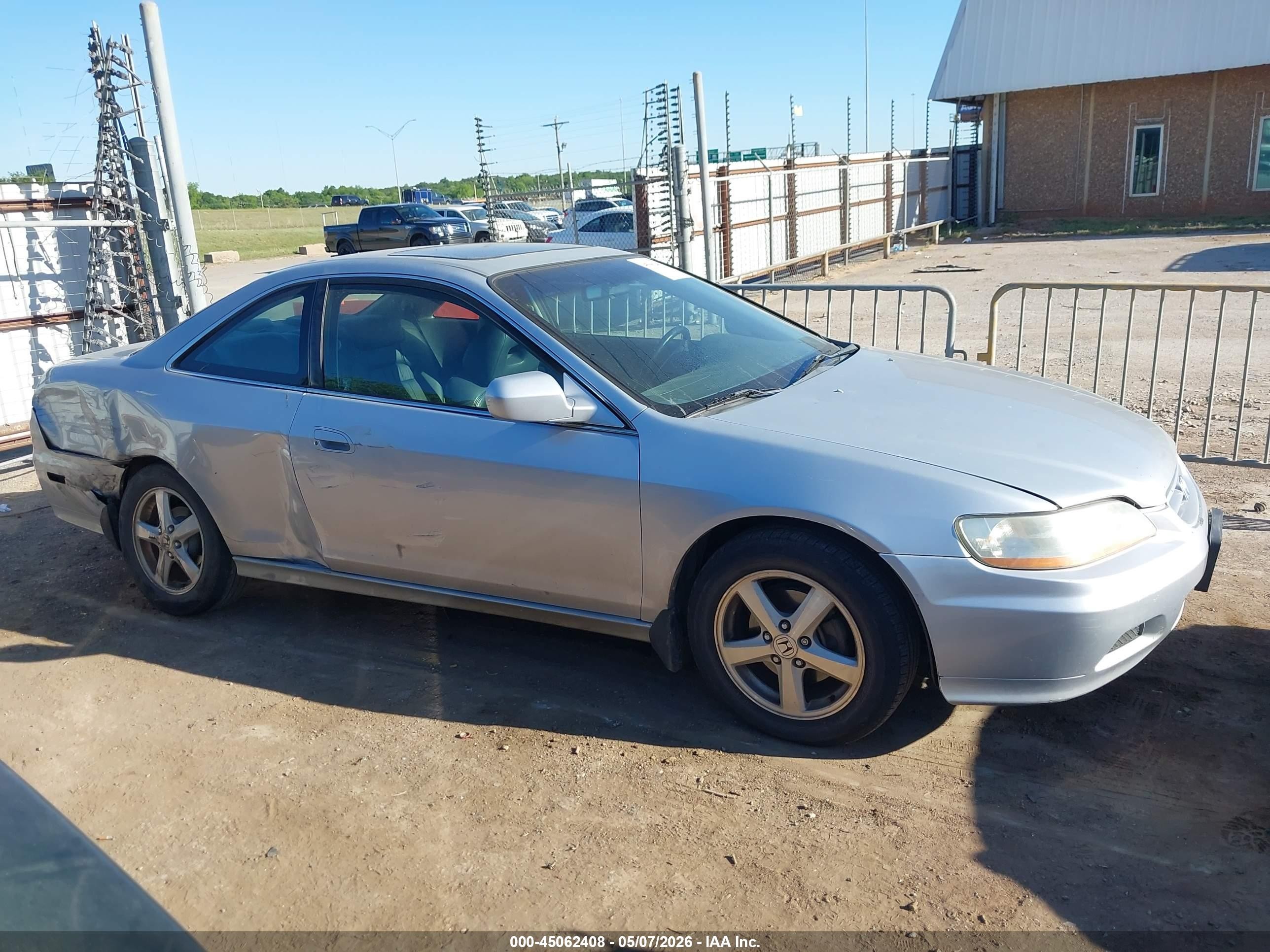 2002 Honda Accord 3.0 Ex Silver vin: 1HGCG22502A010779