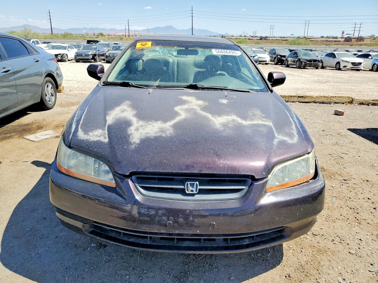 1999 Honda Accord Ex Бордовый vin: 1HGCG2250XA024169
