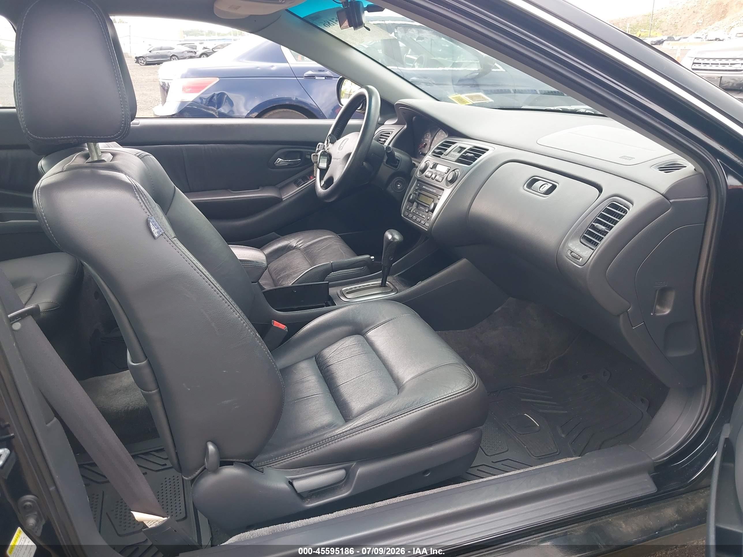 2002 Honda Accord 3.0 Ex Black vin: 1HGCG22512A036565
