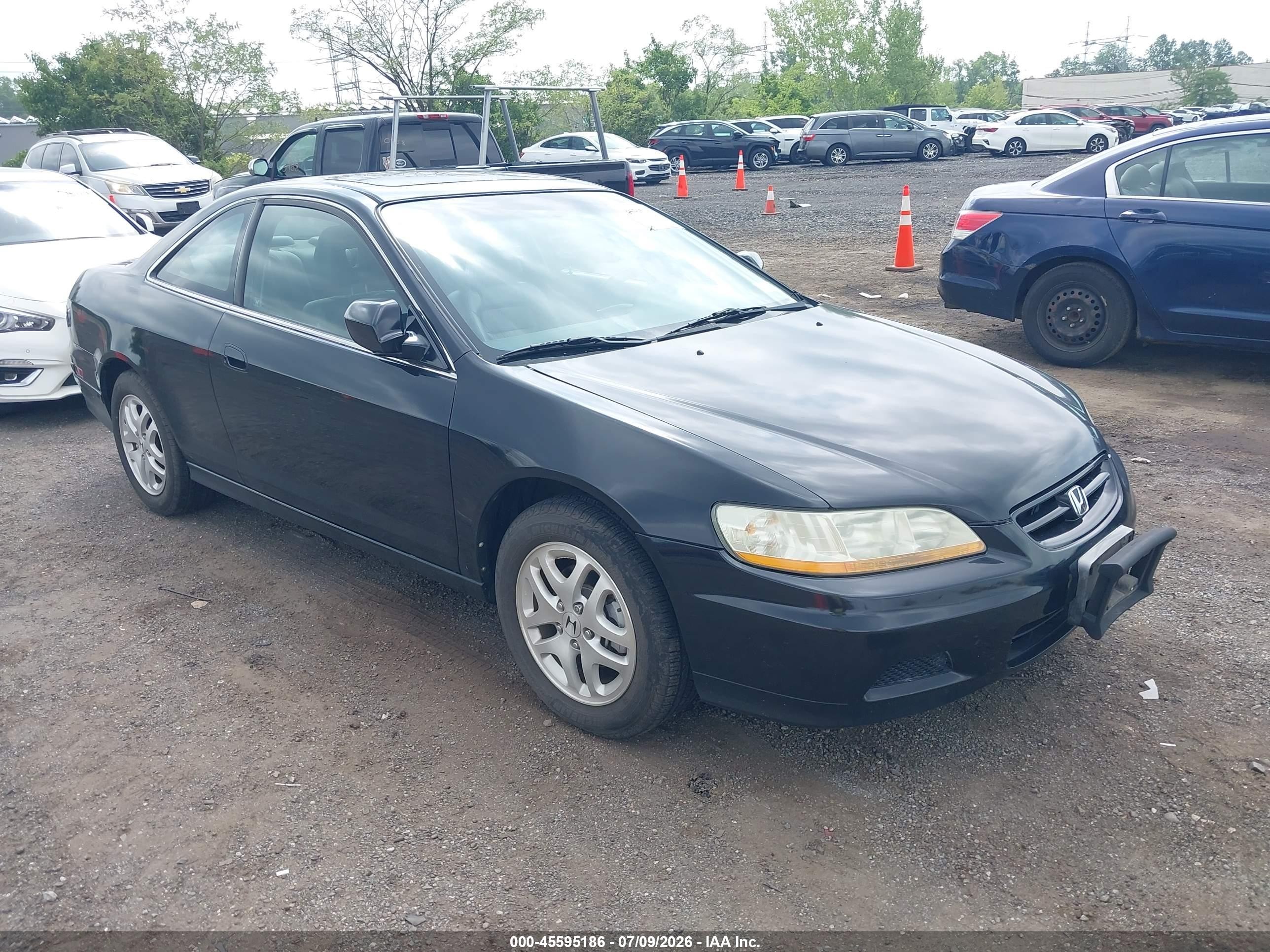 2002 Honda Accord 3.0 Ex Black vin: 1HGCG22512A036565