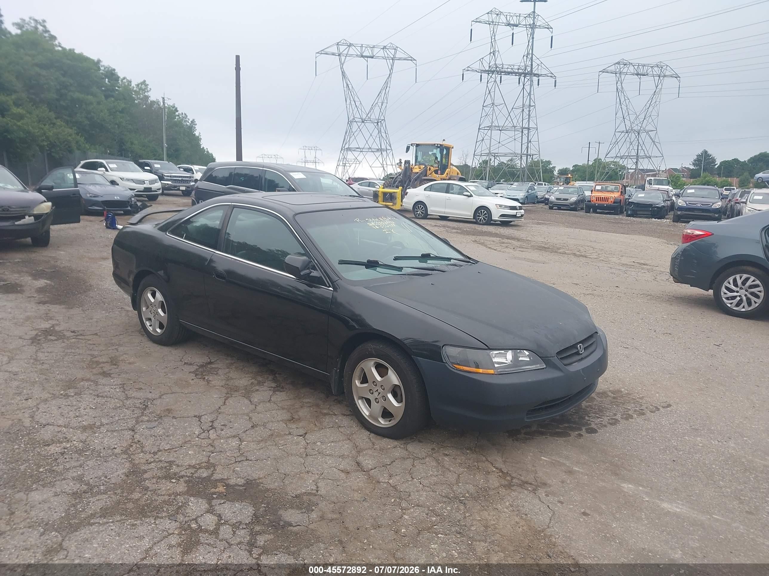 2000 Honda Accord 3.0 Ex Black vin: 1HGCG2251YA006488