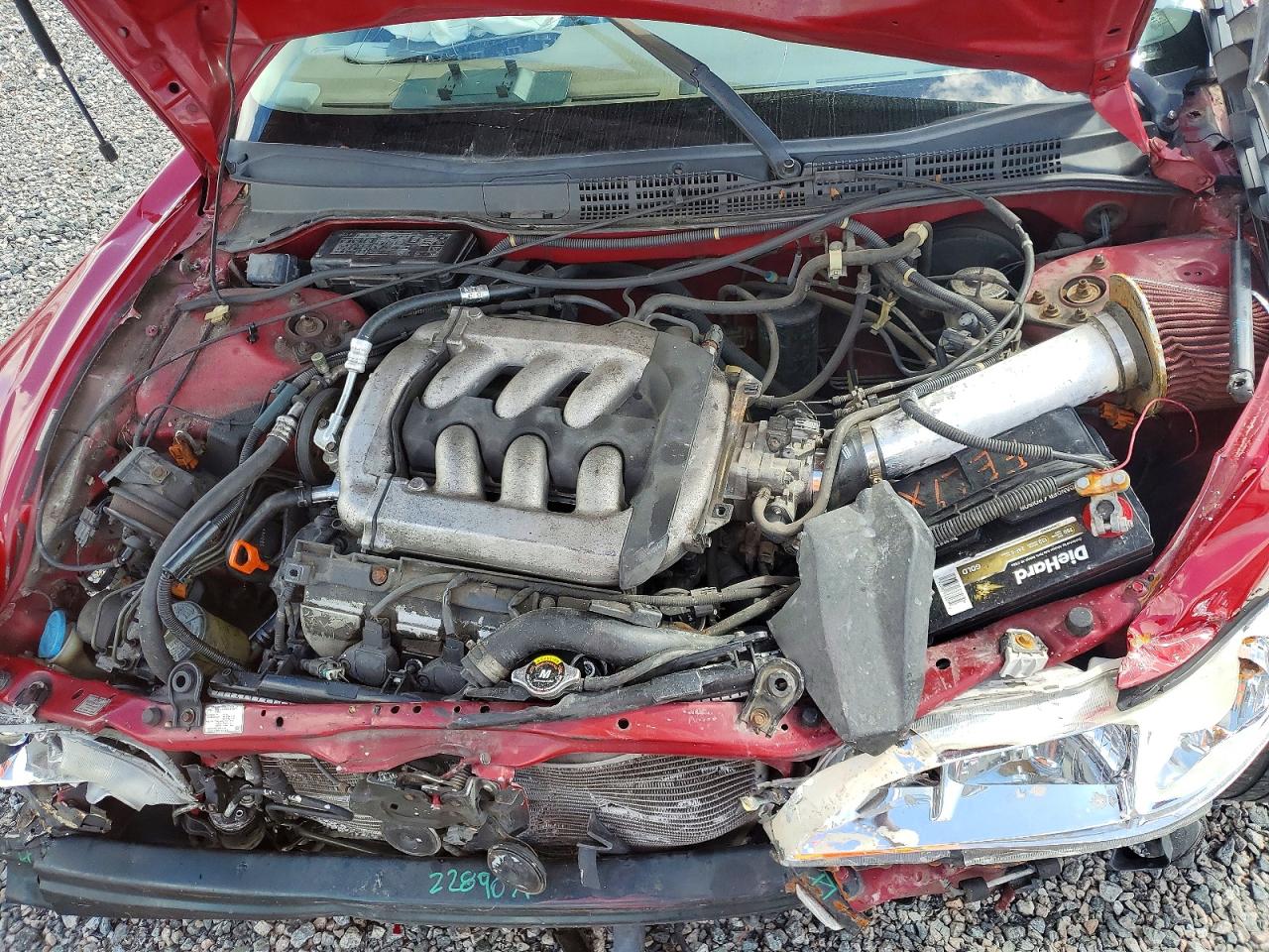 2000 Honda Accord Ex Красный vin: 1HGCG2251YA031617