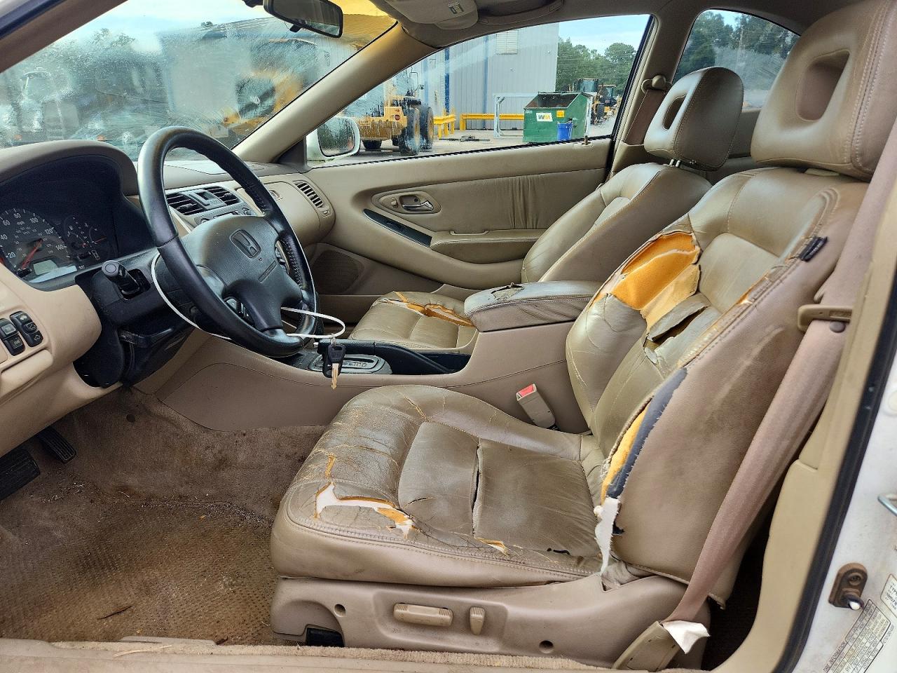 2001 Honda Accord Ex White vin: 1HGCG22521A005100