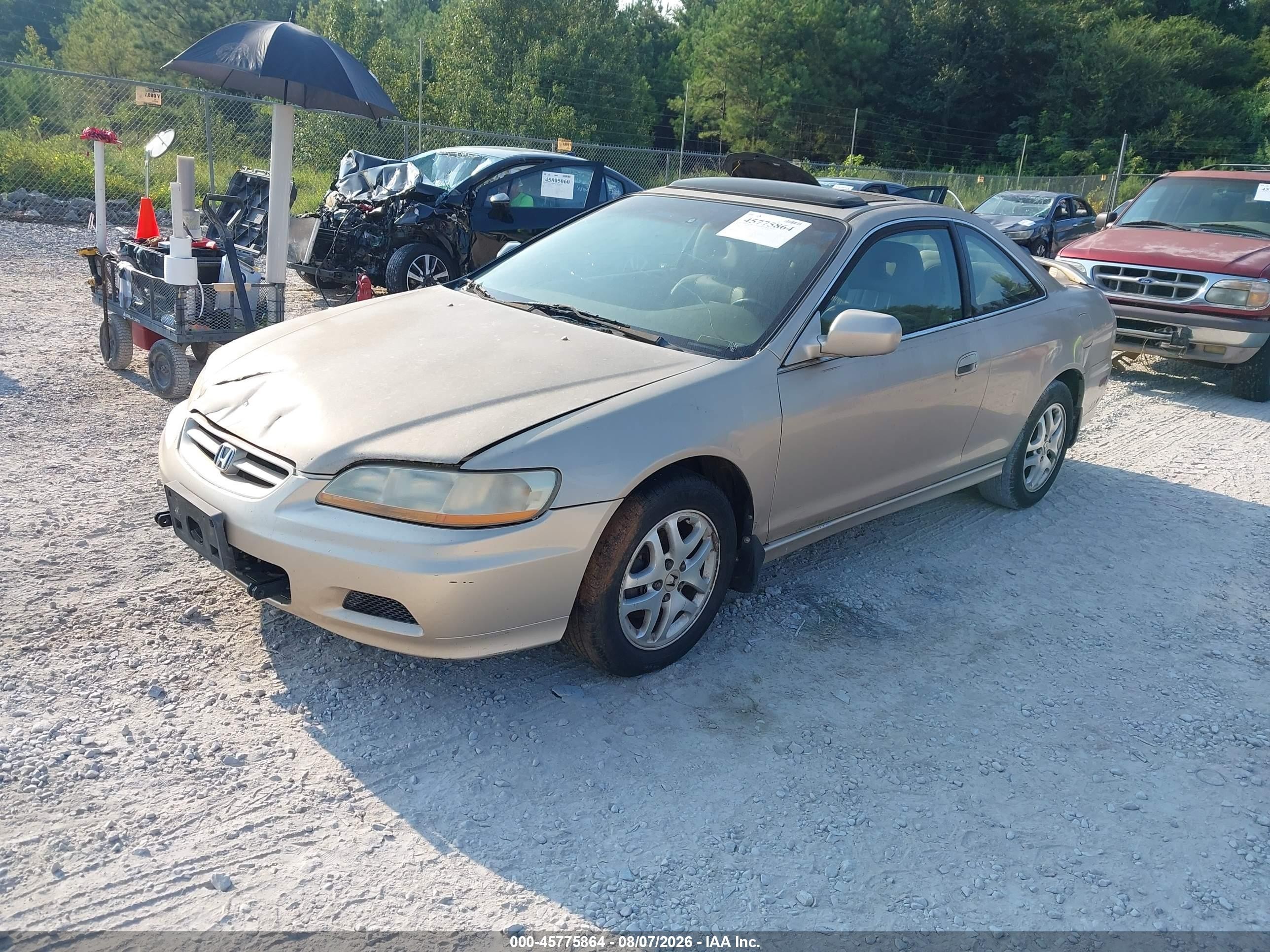 2001 Honda Accord 3.0 Ex Gold vin: 1HGCG22521A009065