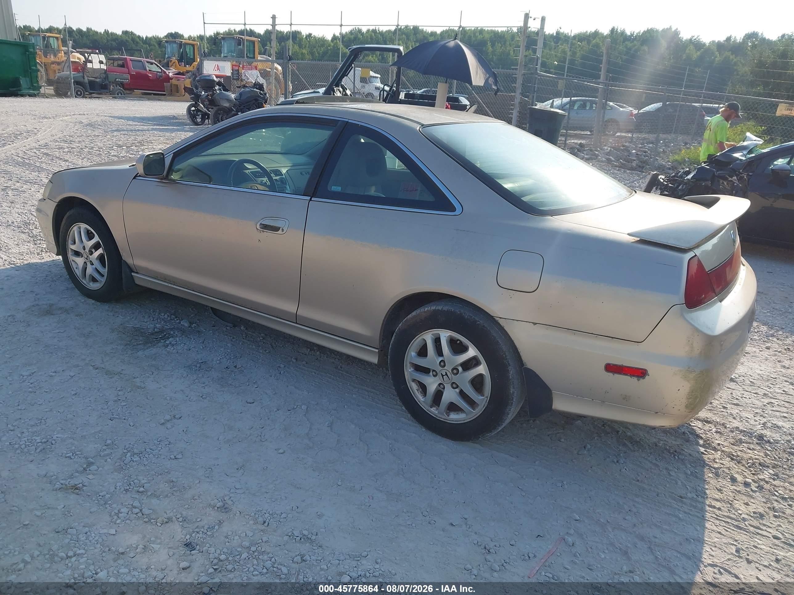 2001 Honda Accord 3.0 Ex Gold vin: 1HGCG22521A009065