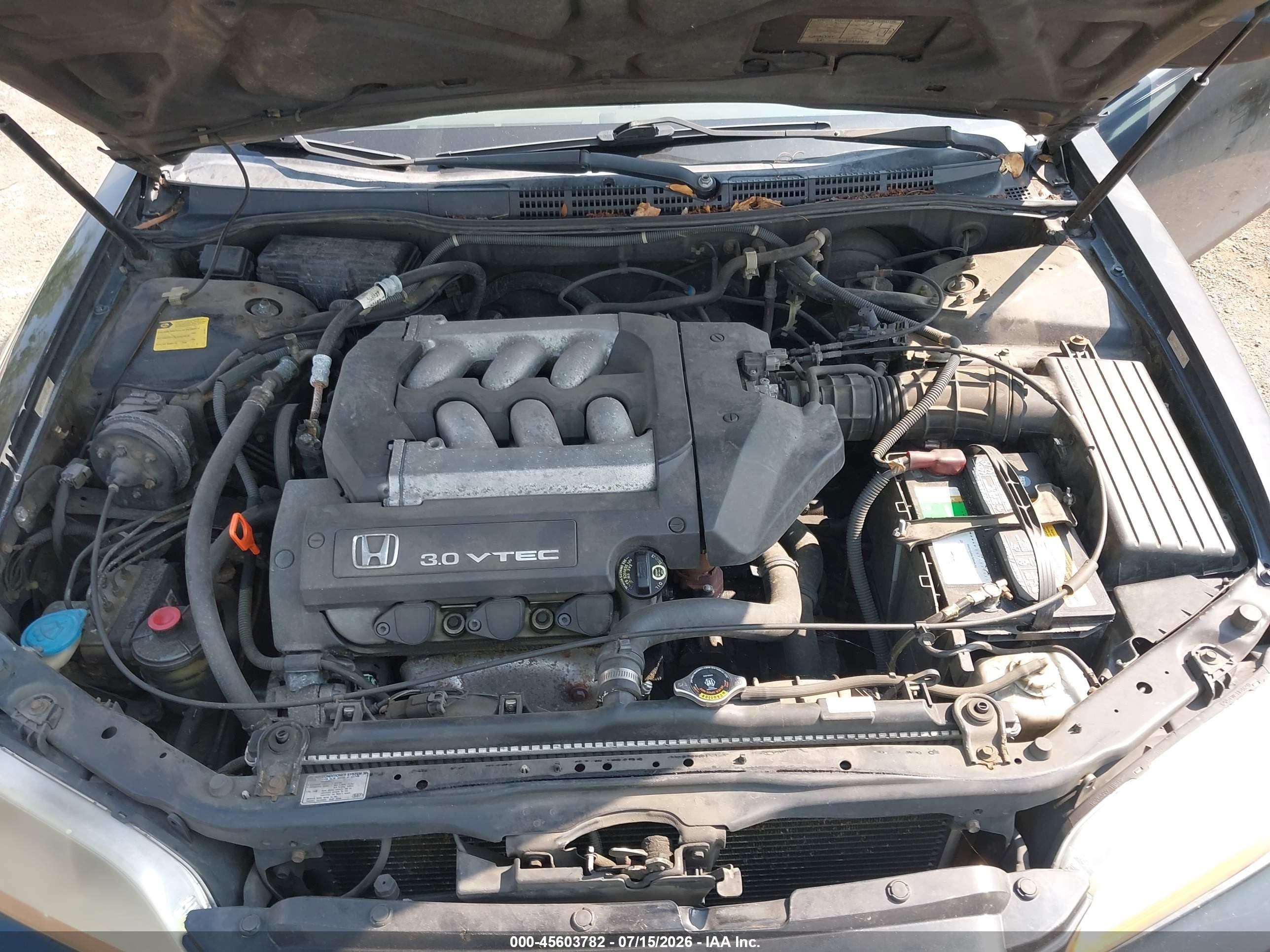 2002 Honda Accord 3.0 Ex Black vin: 1HGCG22522A022643