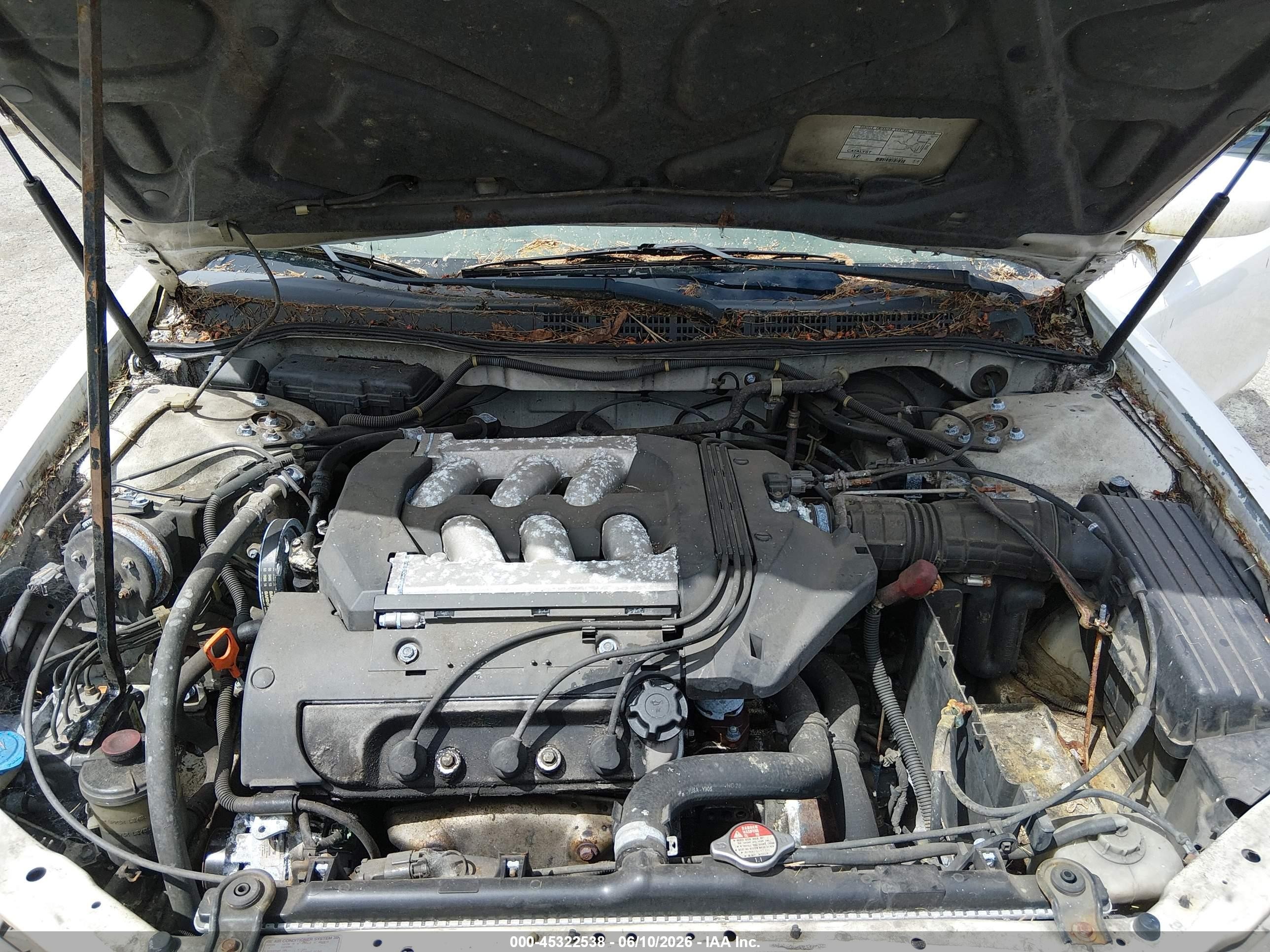 1999 Honda Accord Ex V6 White vin: 1HGCG2252XA026425